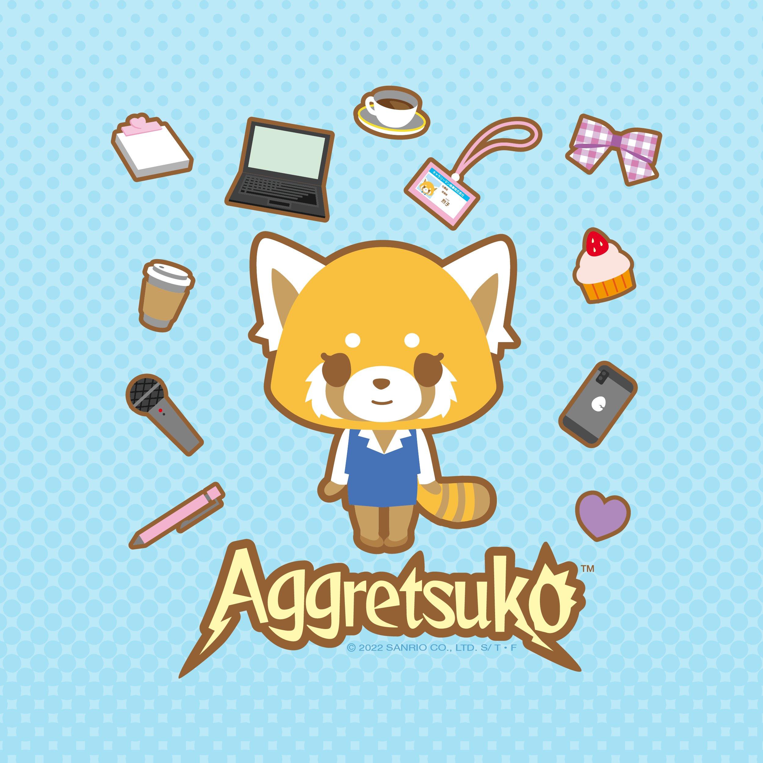 2500x2500 Aggretsuko #Aggretsuko on the go with new background for your phone!