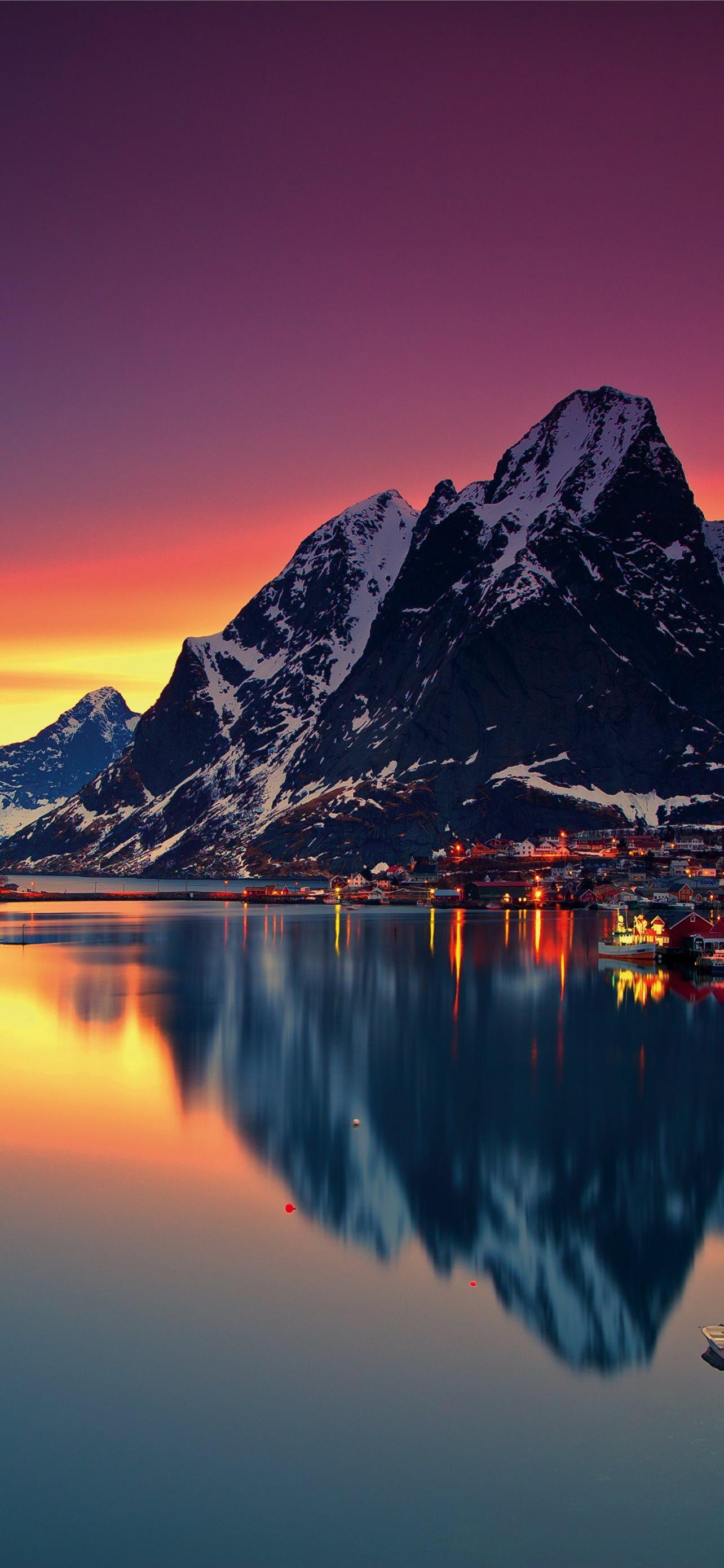 1284x2778 norway flag iPhone Wallpaper Free Download