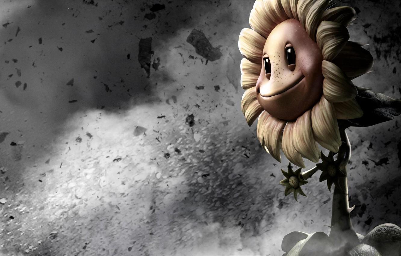 1332x850 Wallpaper war, sunflower, plants, parody, sunflower, Plants vs Zombies, PopCap, Plants vs. Zombies: Garden Warfare, Petal of honor, Petal of honor image for desktop, section игры