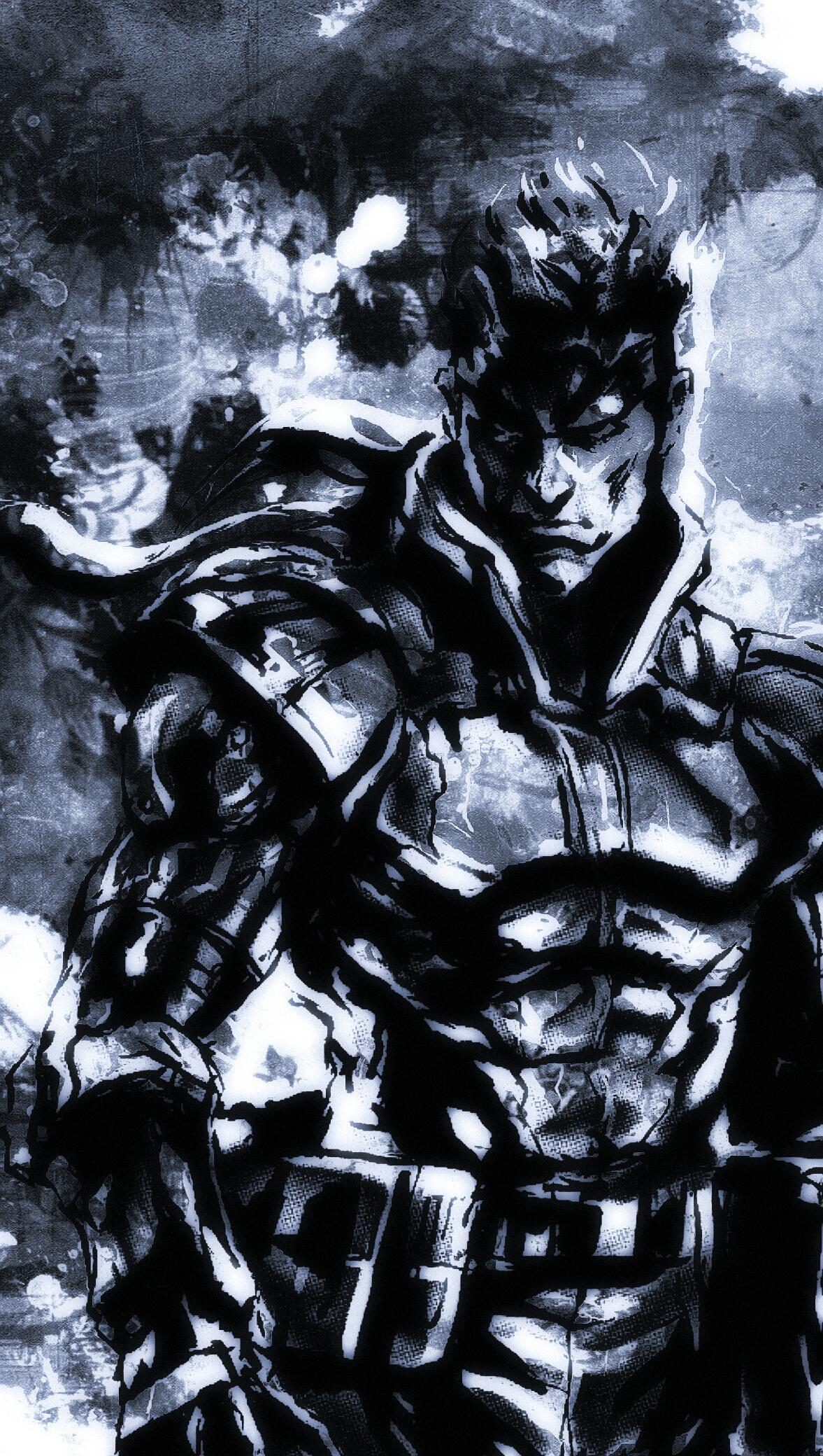 1177x2080 Solid Snake Phone Wallpaper (by me)!