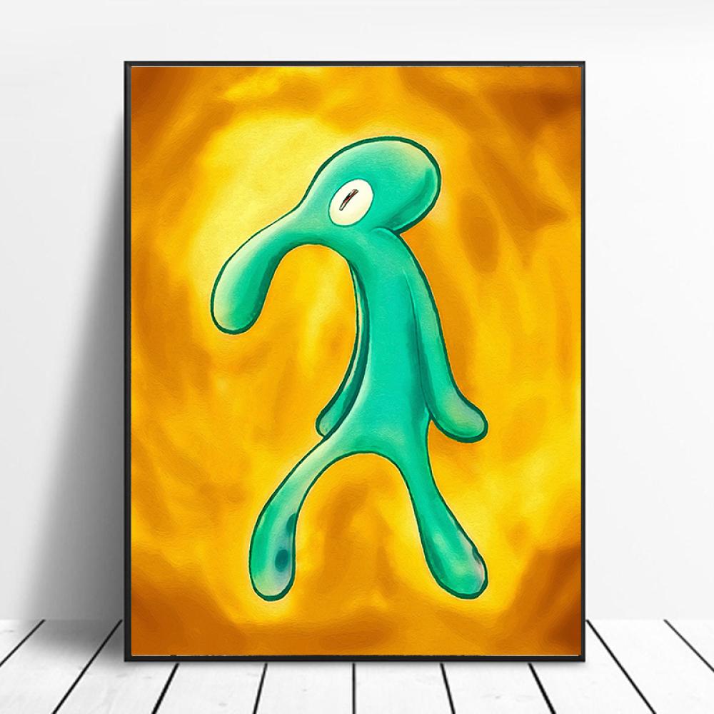 Squidward Painting Wallpapers - Top Free Squidward Painting Backgrounds ...