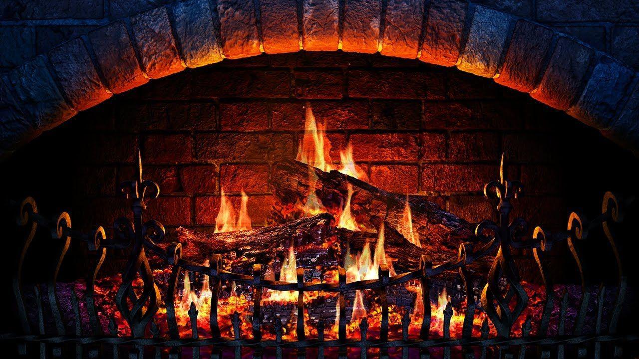 1280x720 Autumn Fireplace Wallpaper
