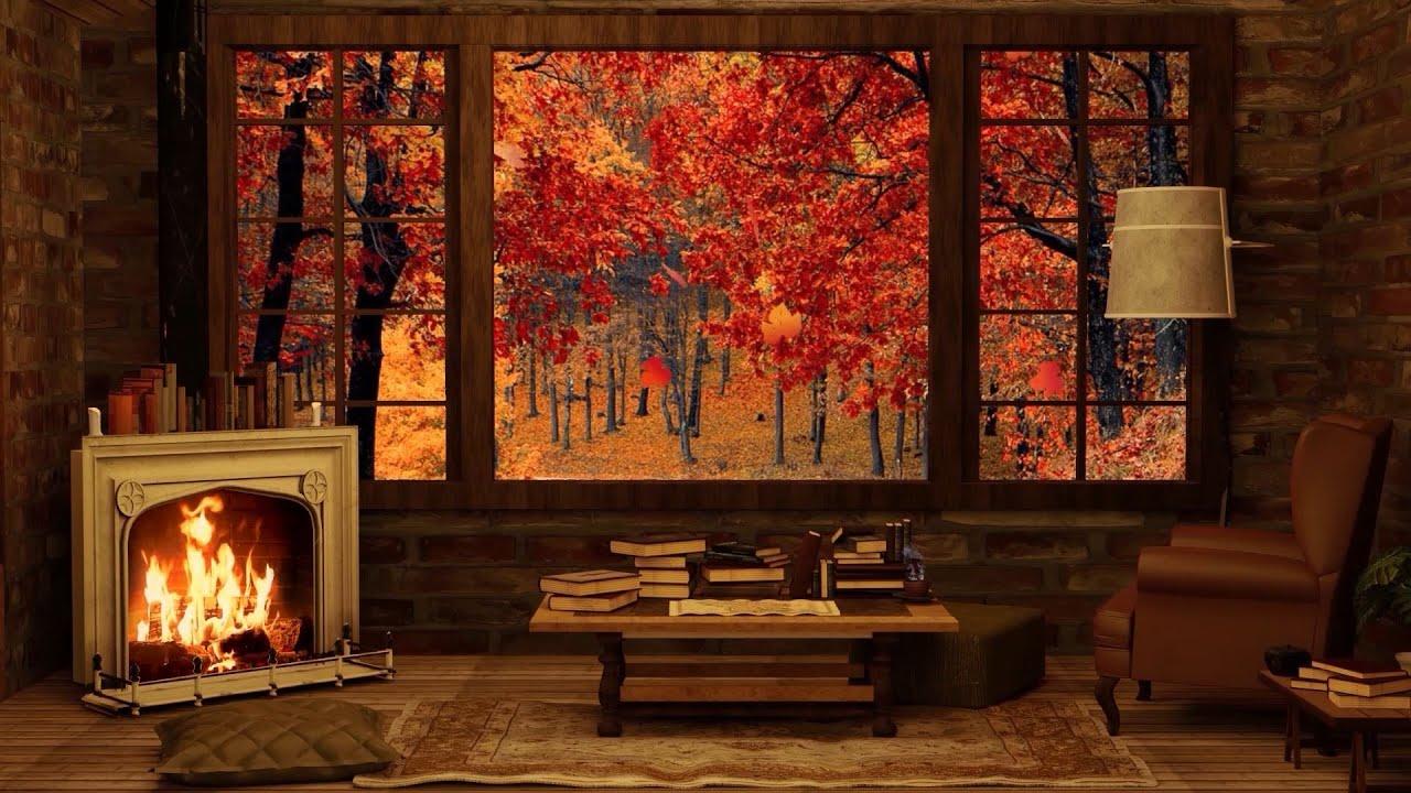 Fireplace Autumn Wallpapers - Top Free Fireplace Autumn Backgrounds ...