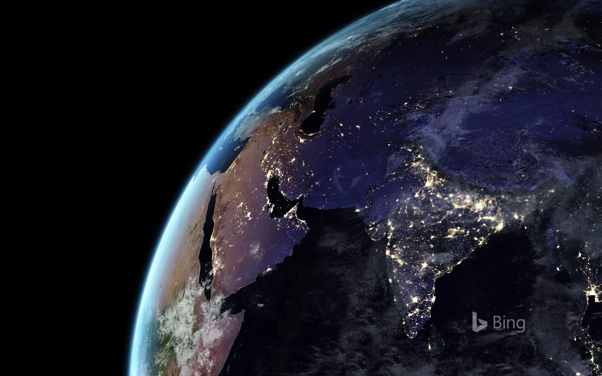 1920x1200 Earth at night