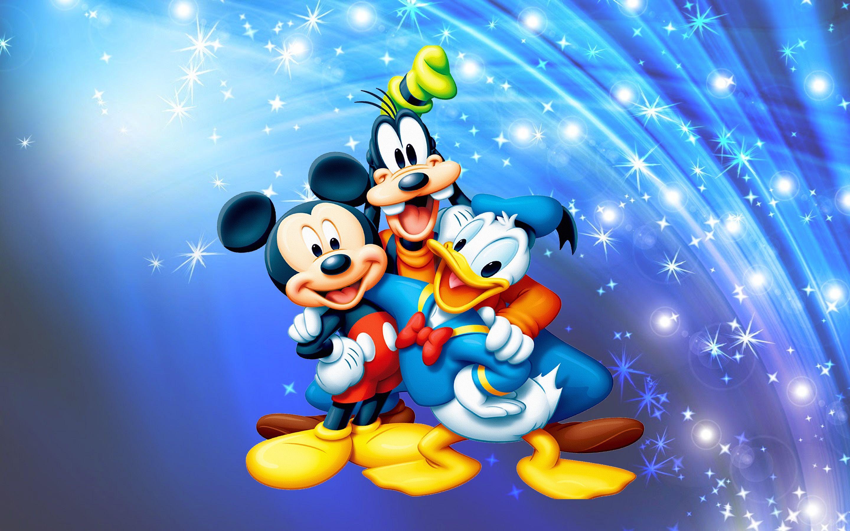 2880x1800 Mickey Mouse Donald Duck And Pluto Desktop Wallpaper Full