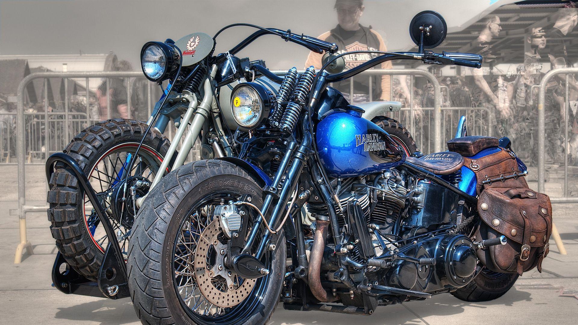 1920x1080 Custom Harley Davidson Wallpaper