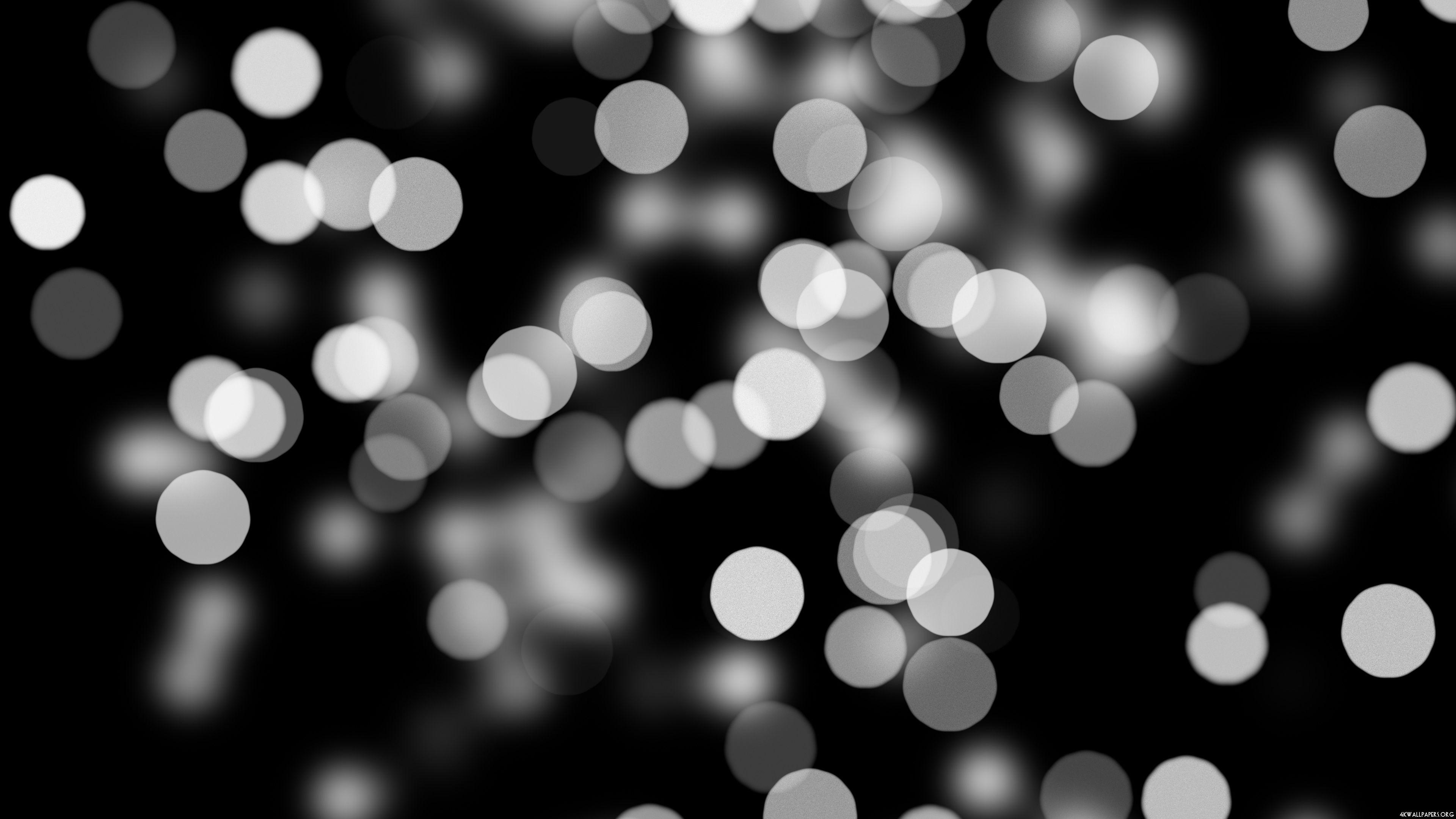 3840x2160 4k Black And White Bokeh Wallpaper Id Black And White (3840x2160). Bokeh wallpaper, Bokeh, Bokeh photography