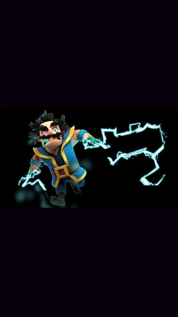 720x1280 electro wizard wallpaper, clash royale. Mago eletrico clash royale, Mago eletrico, Clash