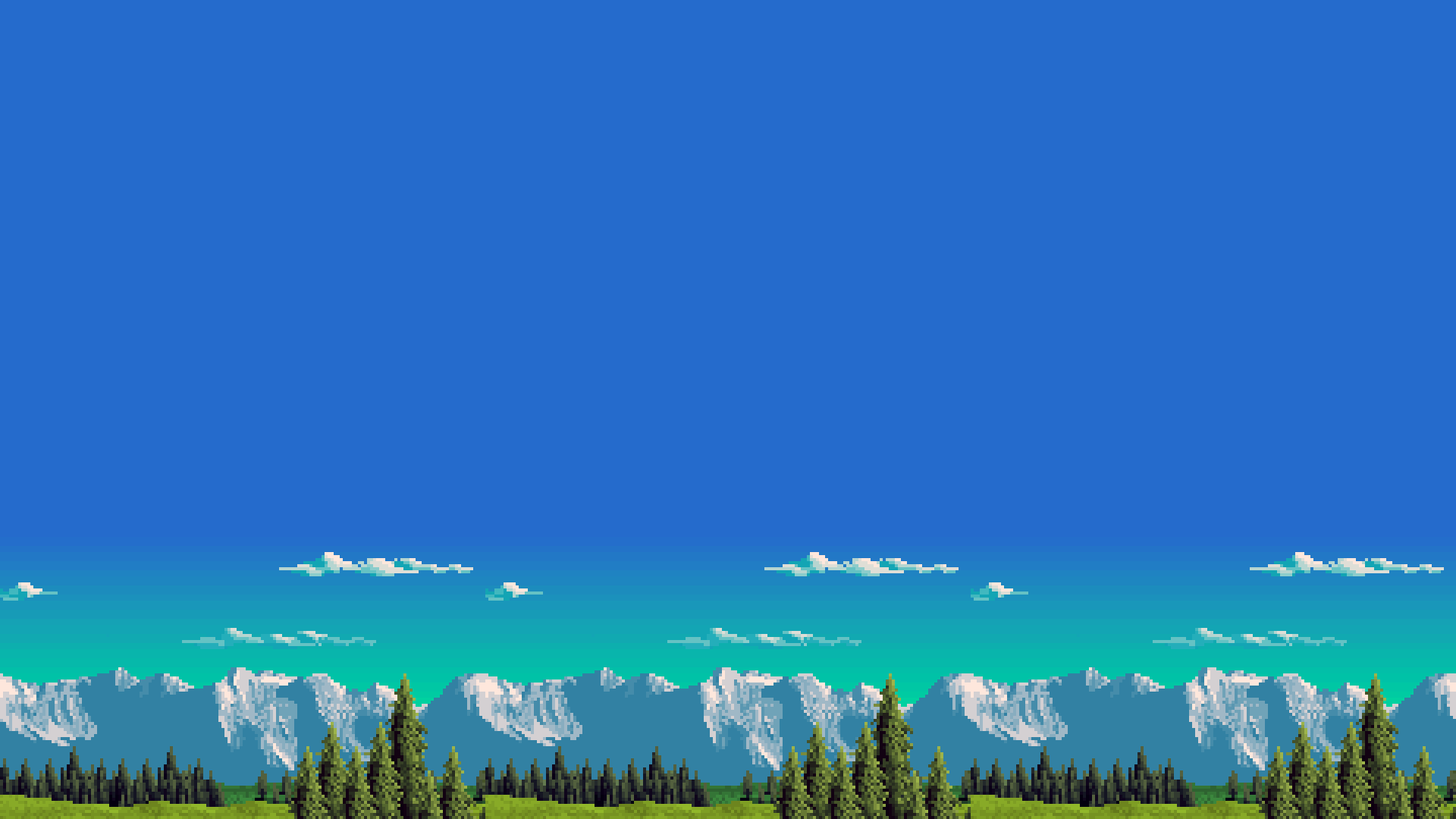 1920x1080 Pixel art landscape. Pixel art landscape, Pixel art background, Pixel art