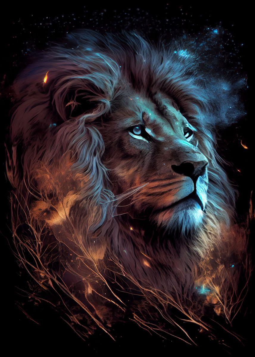 Cosmic Lion Wallpapers - Top Free Cosmic Lion Backgrounds - WallpaperAccess