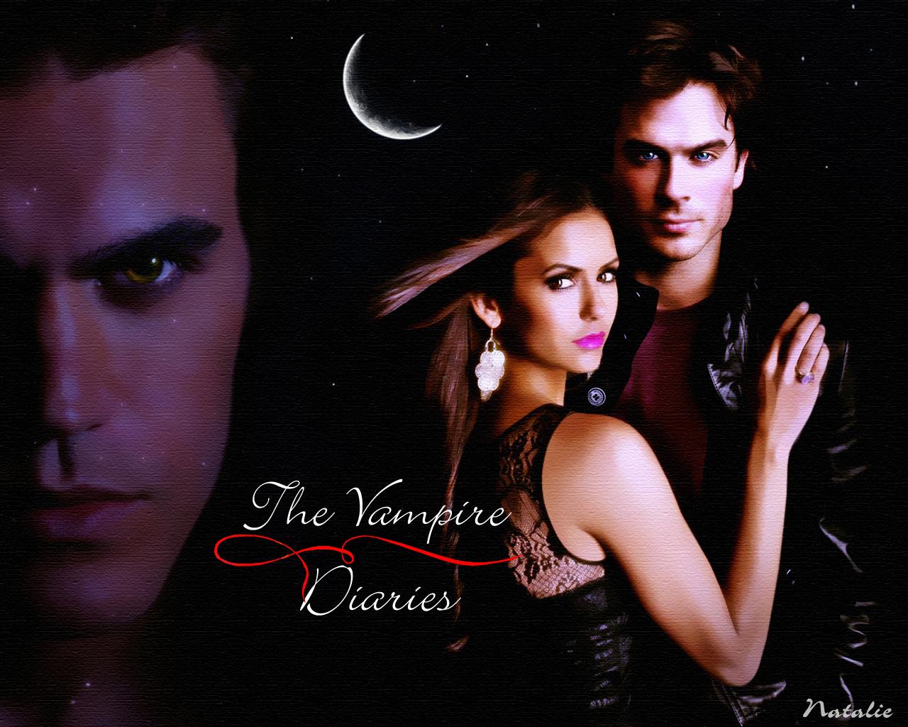 1280x1024 Free download StefanElenaDamon The Vampire Diaries Wallpaper 16110173 [1280x1024] for your Desktop, Mobile & Tablet. Explore Vampire Diaries Wallpaper Damon And Elena. Vampire Diaries Wallpaper, The Vampire Diaries Damon