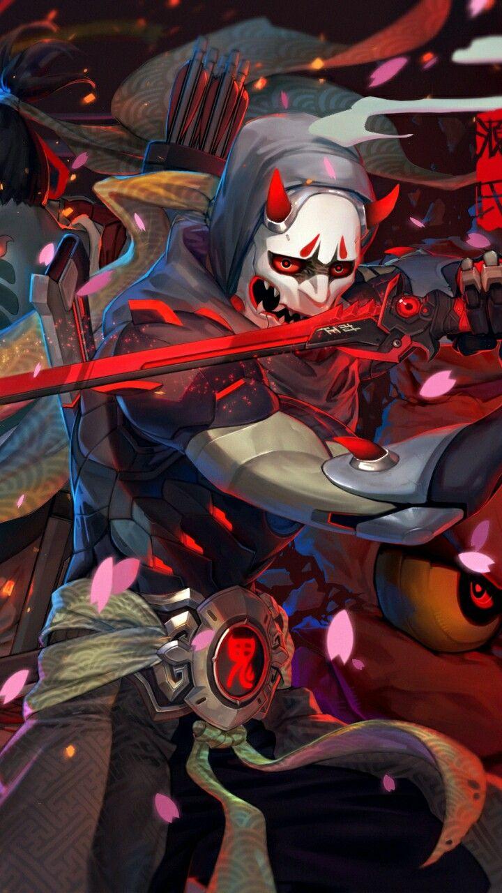 720x1280 Xìngácho. Overwatch wallpaper, Overwatch fan art, Oni samurai