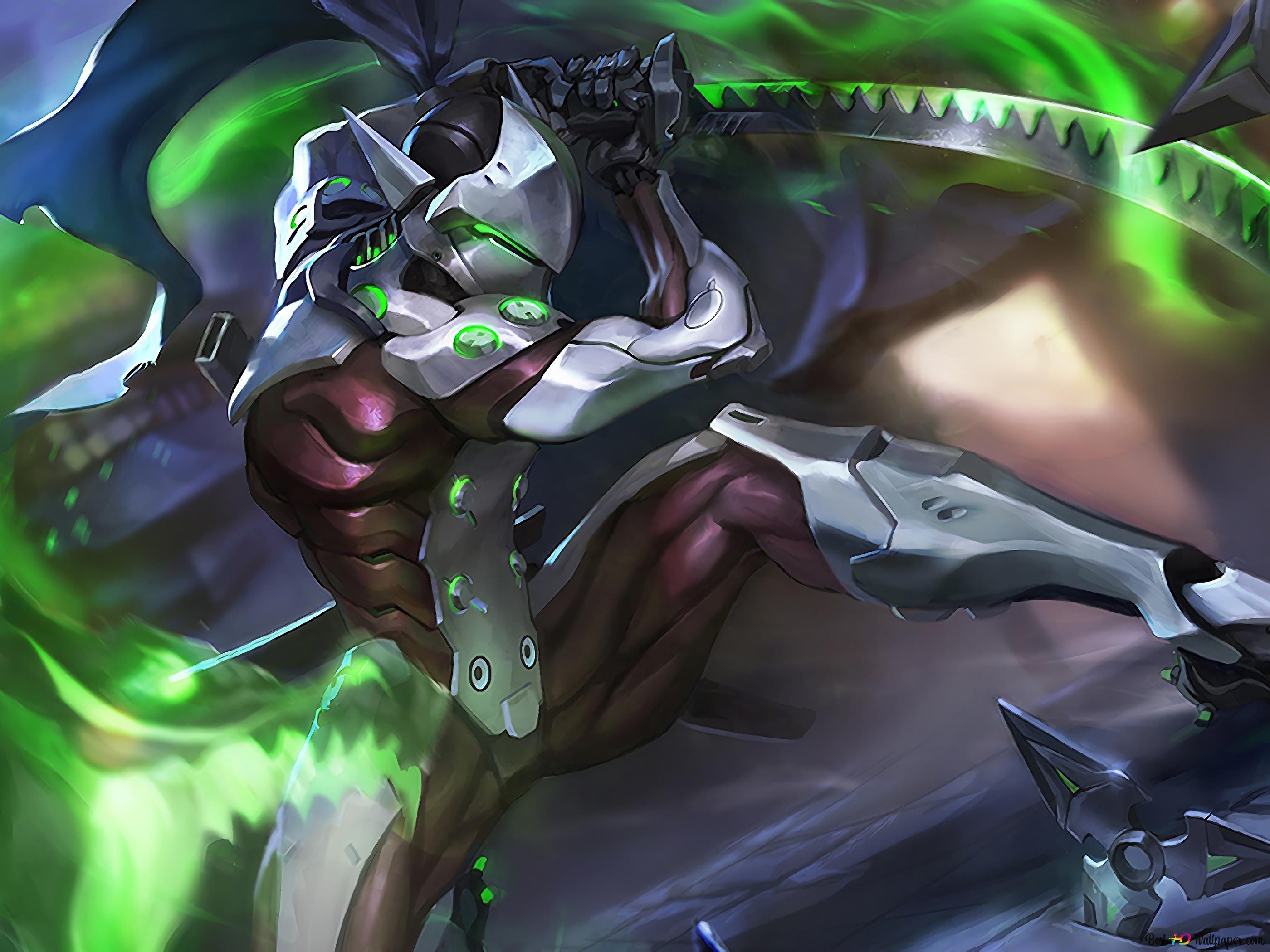 2800x2100 Genji [Video Game] 4K wallpaper download