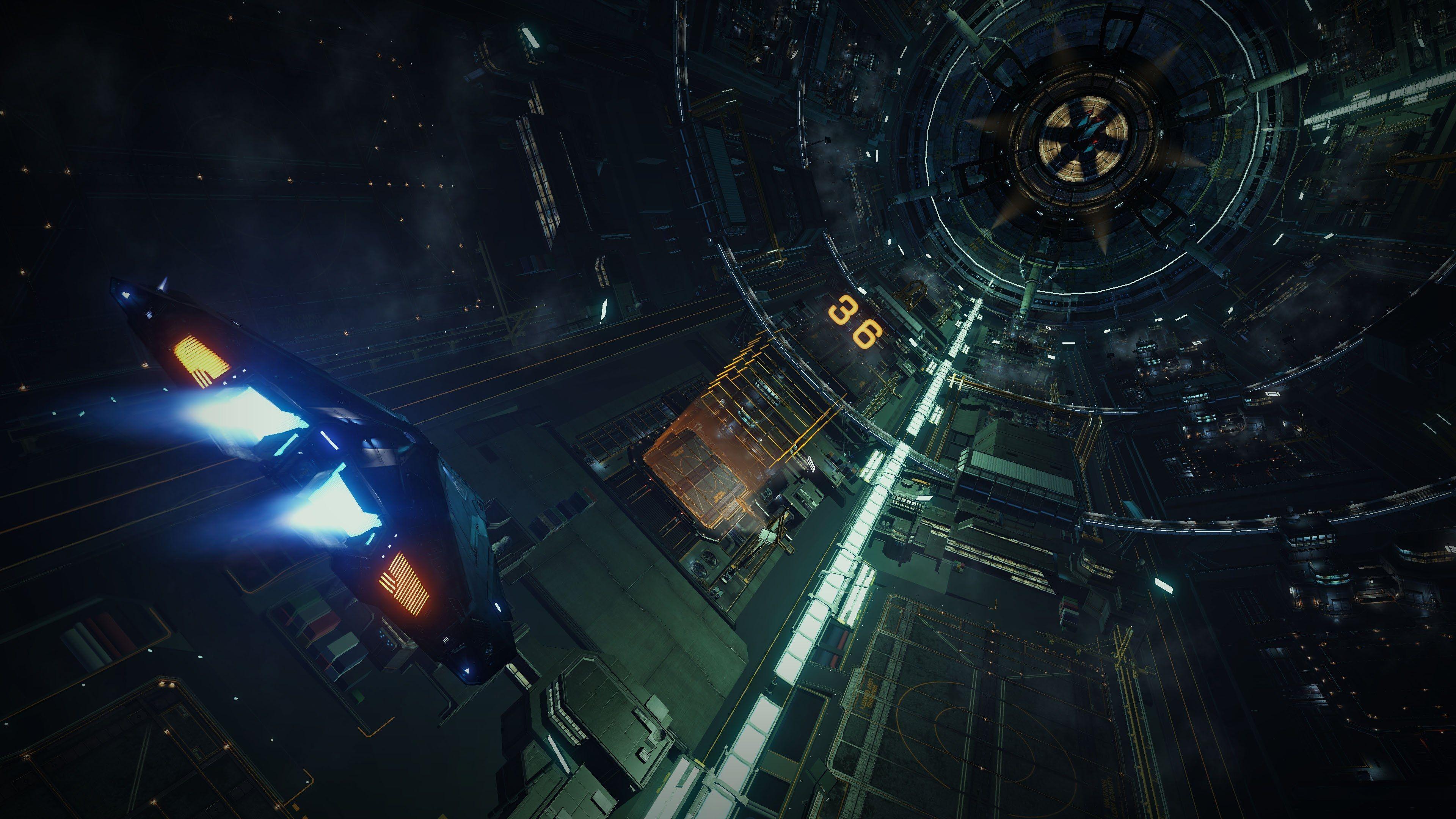 3840x2160 Wallpaper Elite Dangerous, Spaceship, Sci Fi