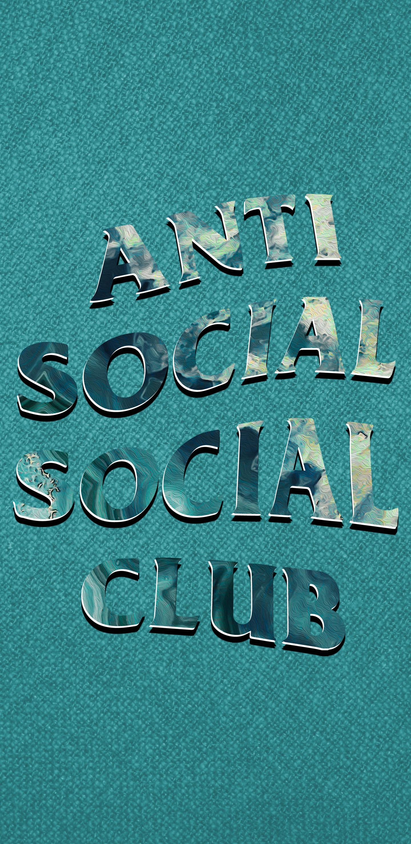 1440x2960 Anti Social Social Club iPhone Wallpaper