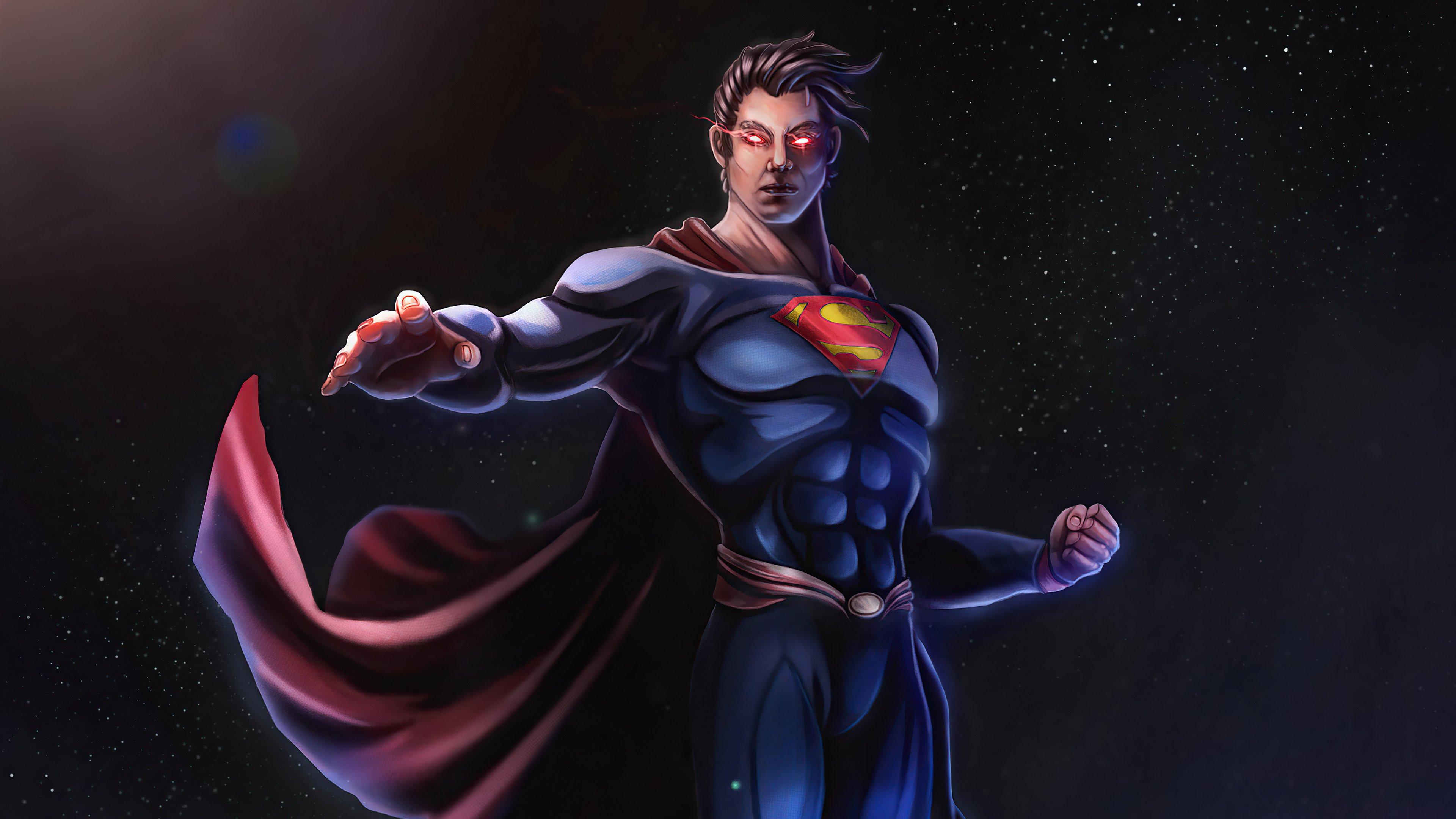 3840x2160 Superman Man of steel Comic Art Wallpaper 4k Ultra HD
