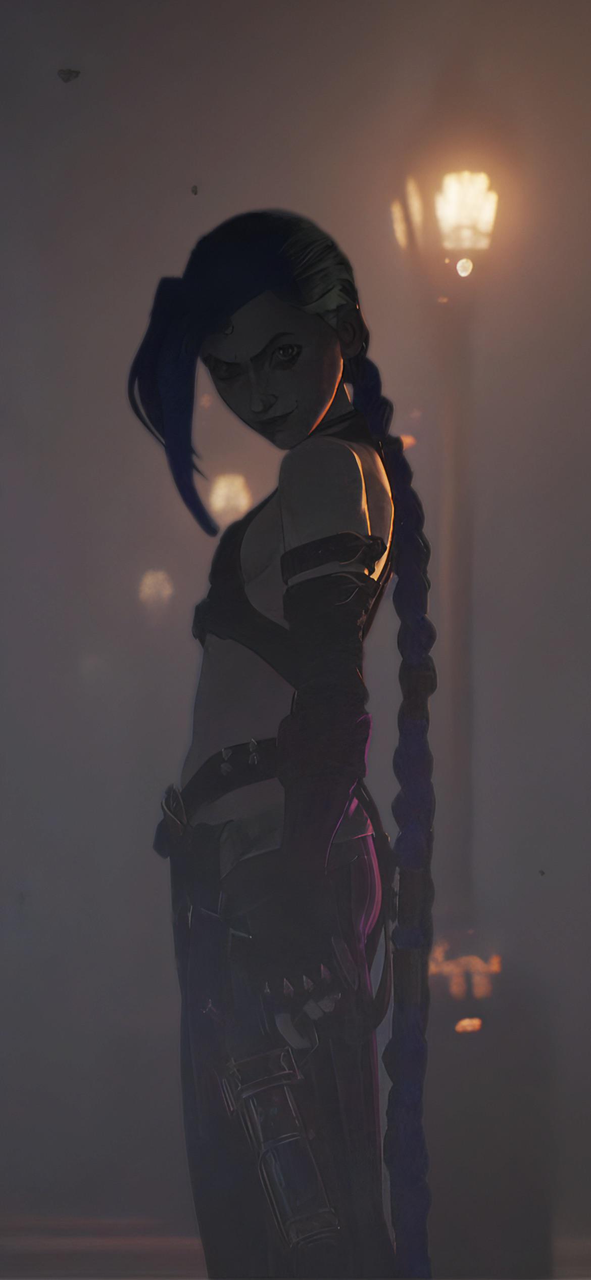 1170x2532 no spoilers I made a Jinx phone wallpaper