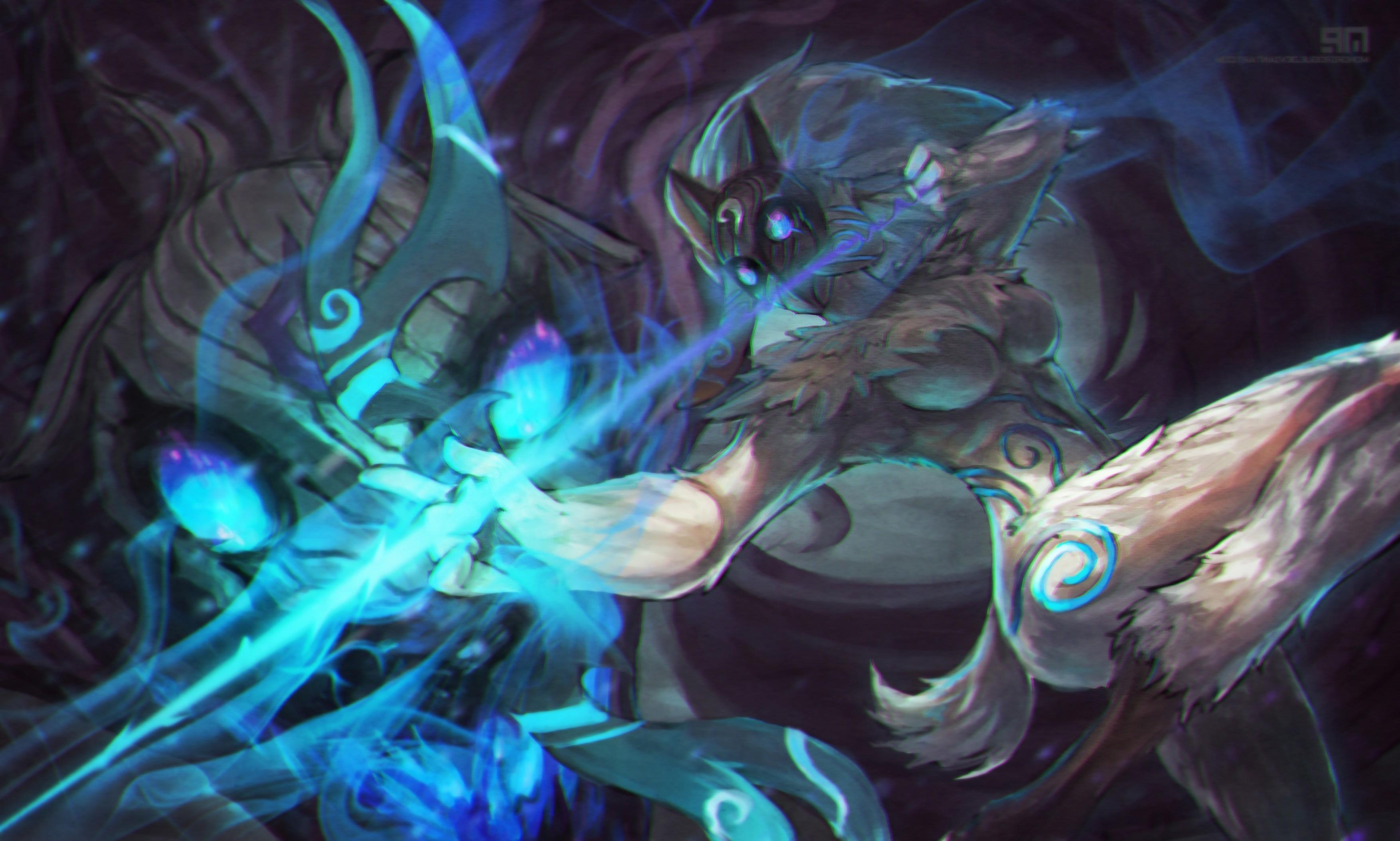 3508x2108 League Of Legends, Kindred Wallpaper HD / Desktop and Mobile Background