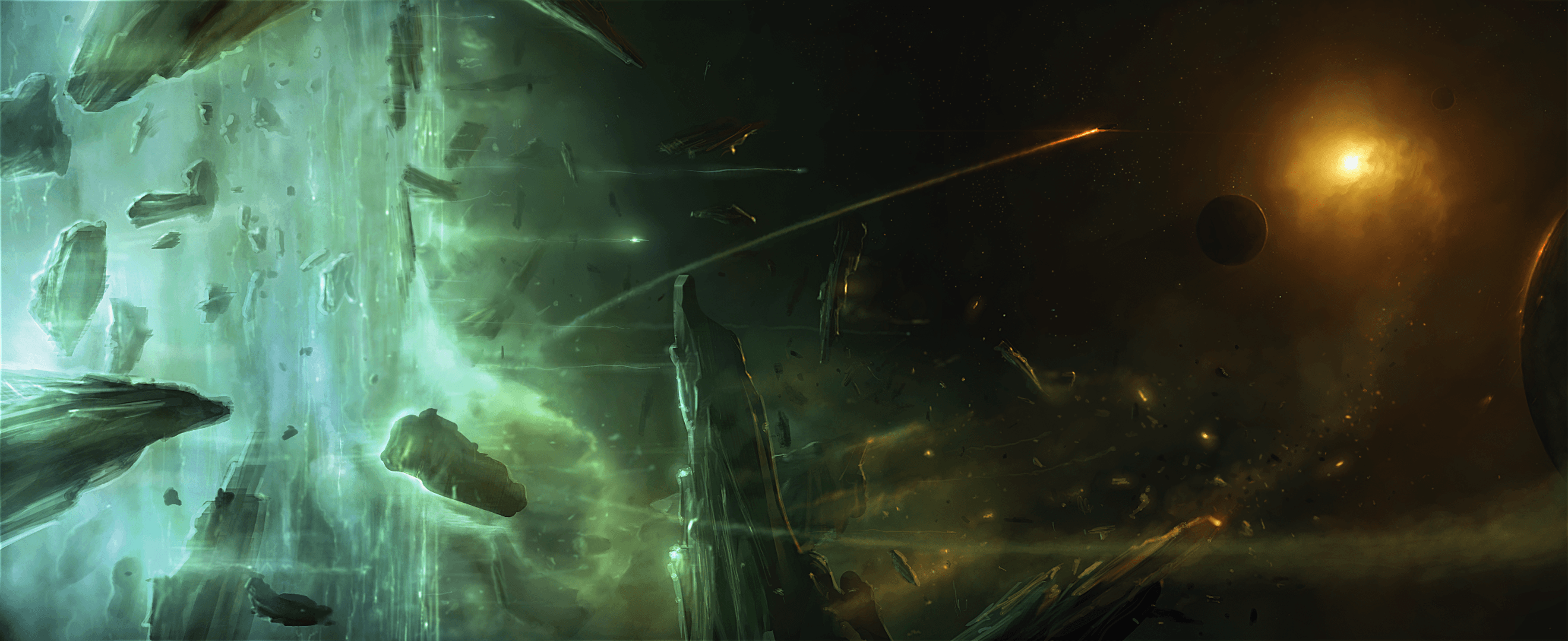 2640x1080 Elite: Dangerous Wallpaper, Picture, Image
