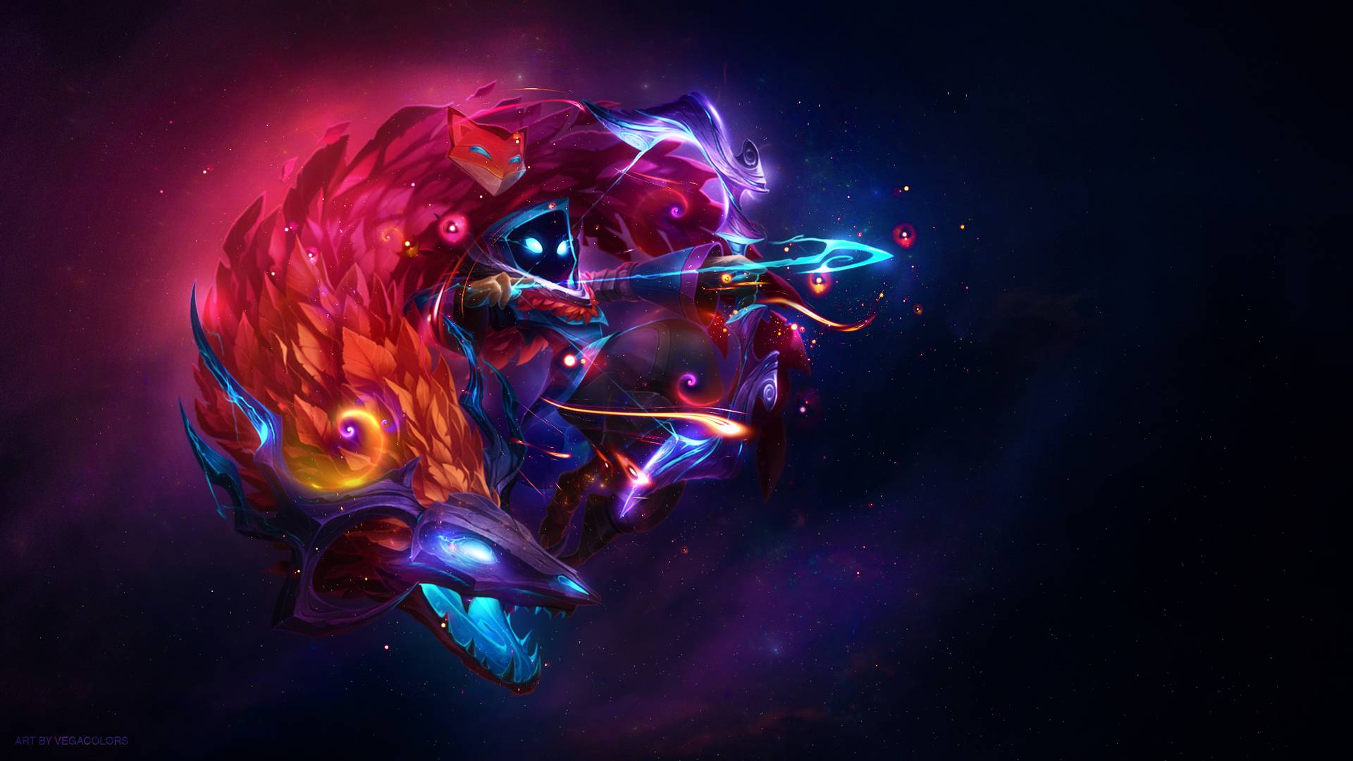 1920x1080 Kindred League Of Legends Laptop Full HD 1080P HD 4k Wallpaper, Image, Background, Photo and Picture