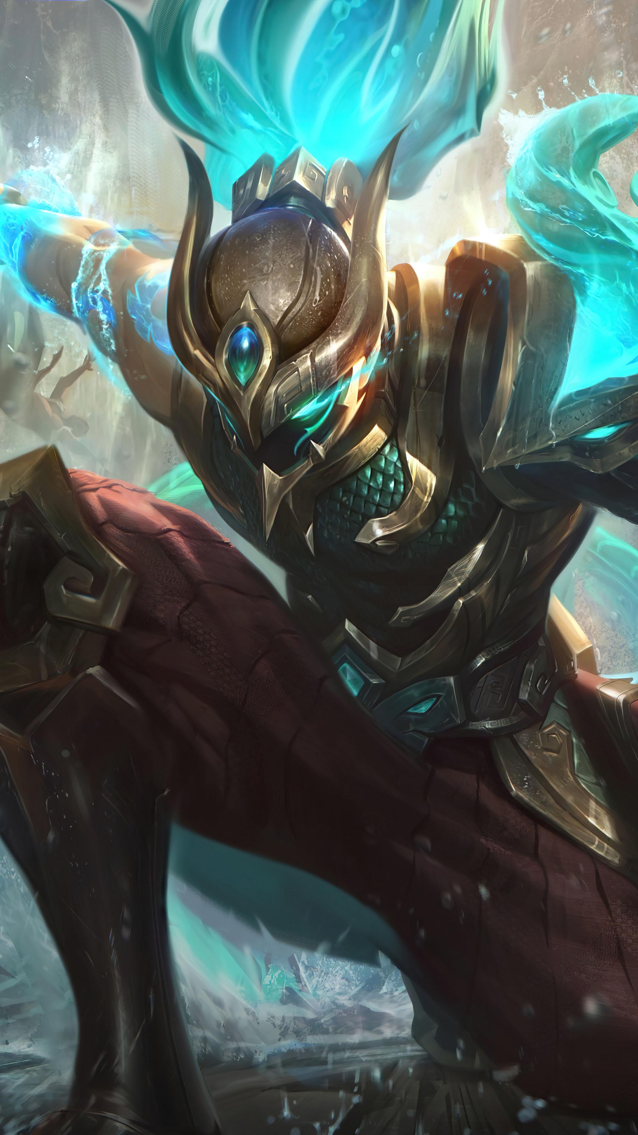 2160x3840 Sea Dog Yasuo League of Legends 4K Ultra HD Mobile Wallpaper