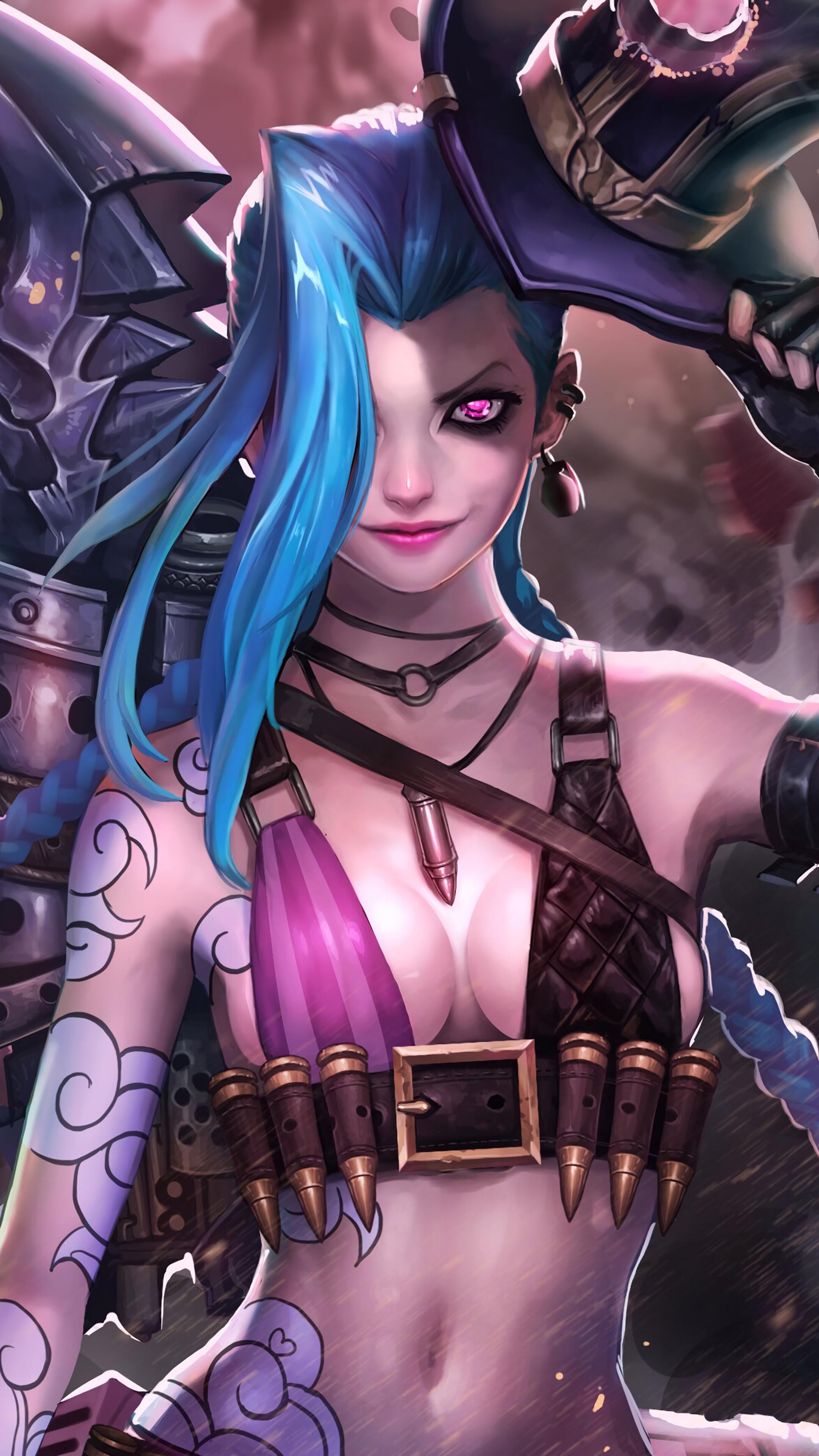 2160x3840 Jinx, LoL, 4k Gallery HD Wallpaper