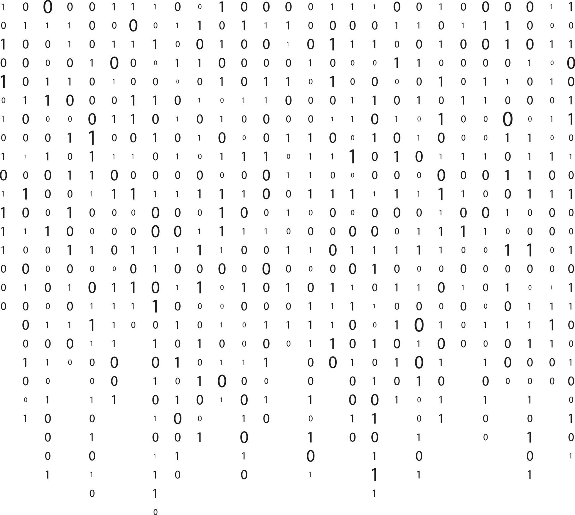 1920x1722 Falling numbers. Matrix. Digital data stream. binary code. Graphic technology background