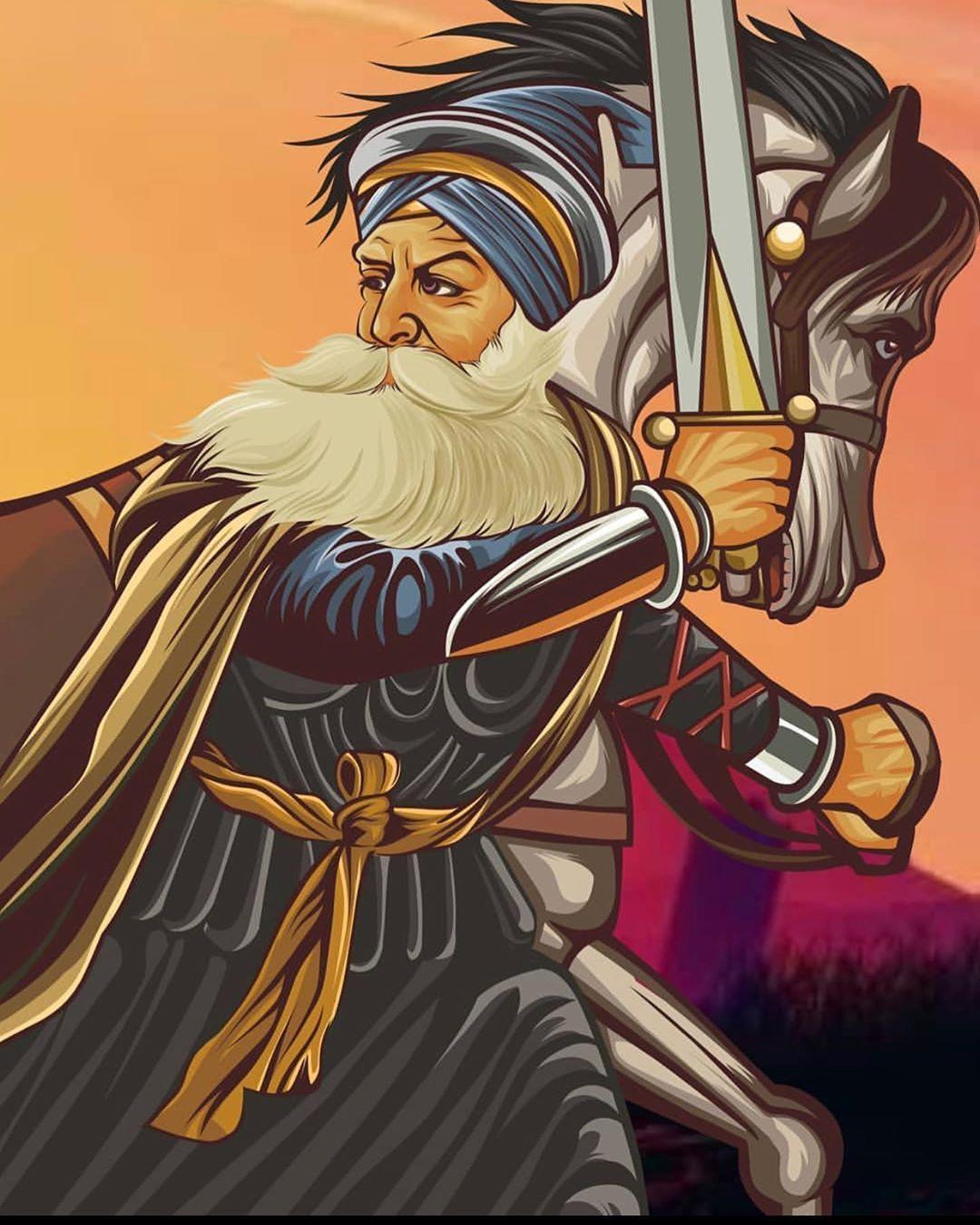 Baba Deep Singh Wallpapers Top Free Baba Deep Singh Backgrounds Wallpaperaccess 