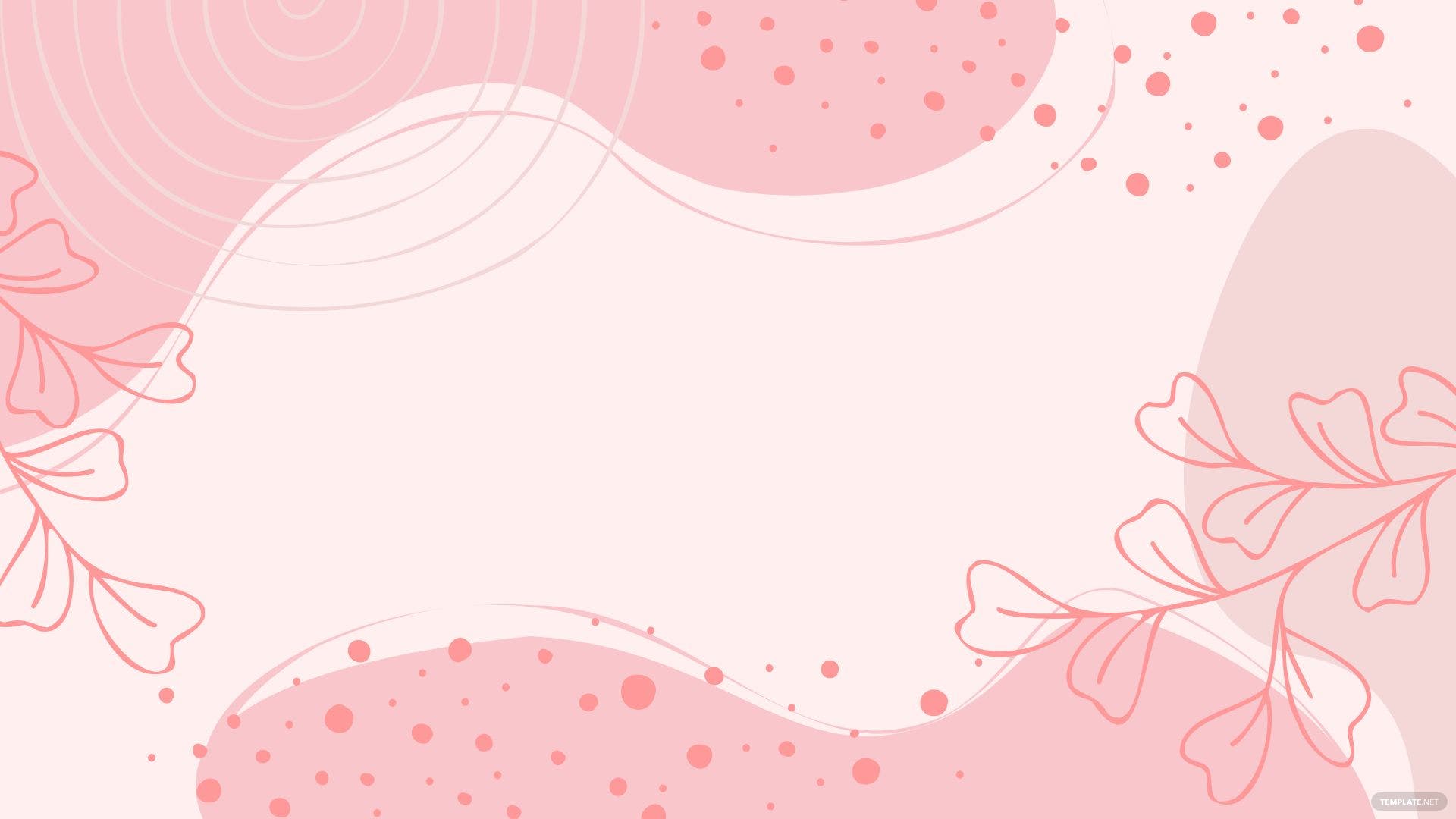 1920x1080 Pink Boho Background in Illustrator