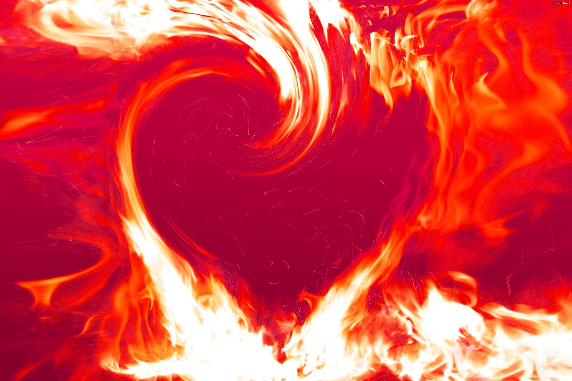 1920x1280 Burning Heart Wallpaper