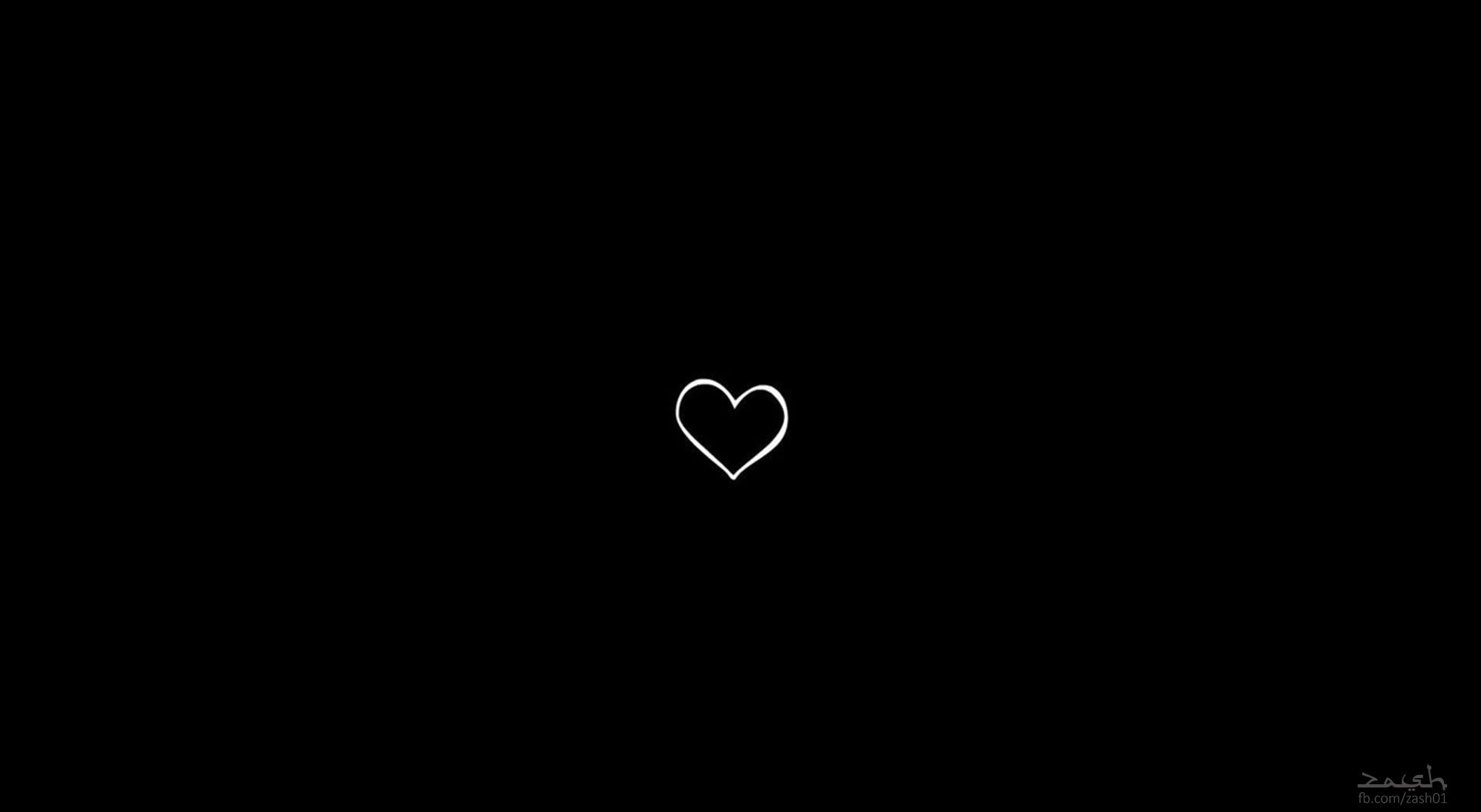 1920x1053 Wallpaper / 1080P, night, emotion, copy space, nature, love, illustration, moon, positive emotion, White, black background, little, heart shape, sky, Cute, scenics free download