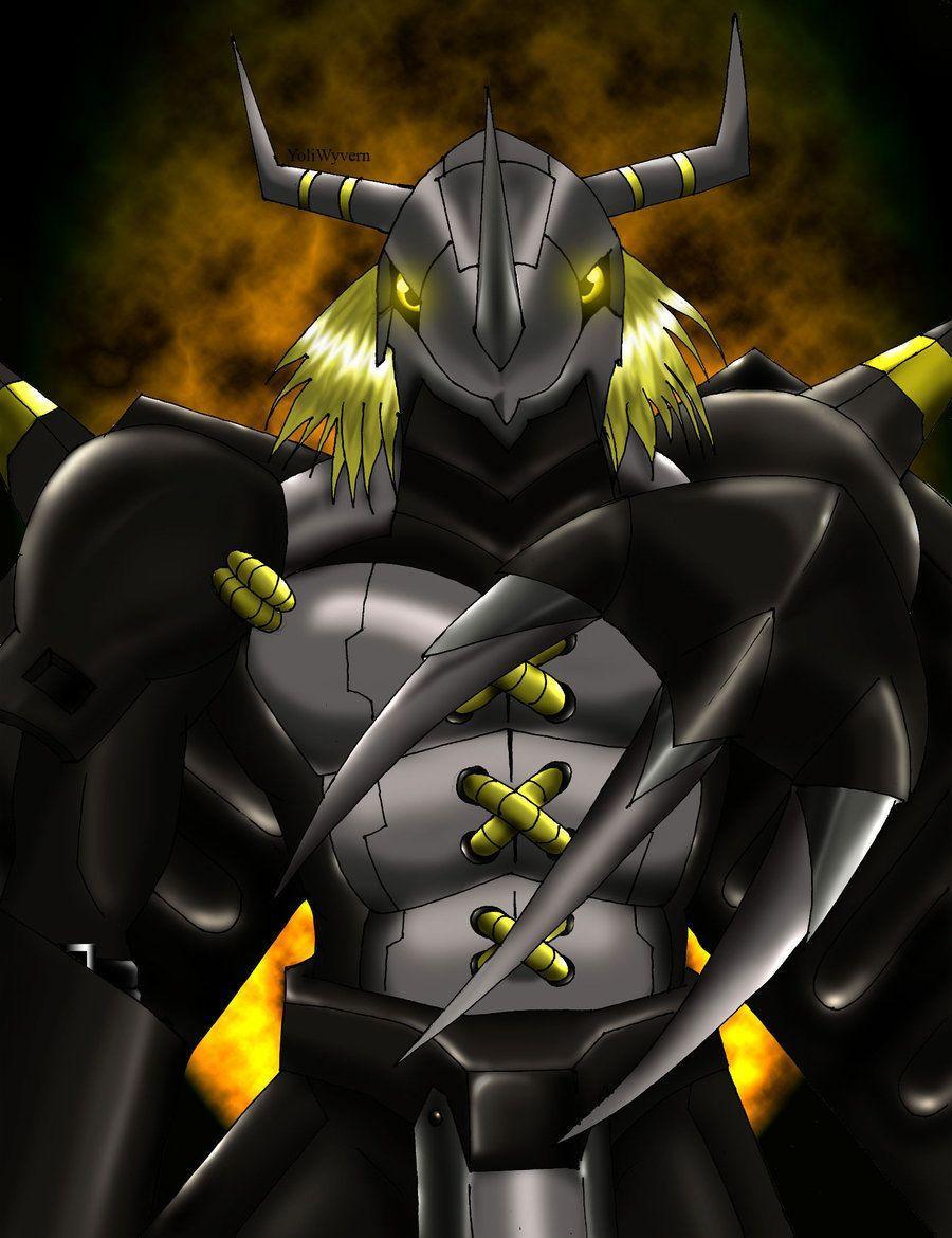 900x1170 BlackWarGreymon Wallpaper