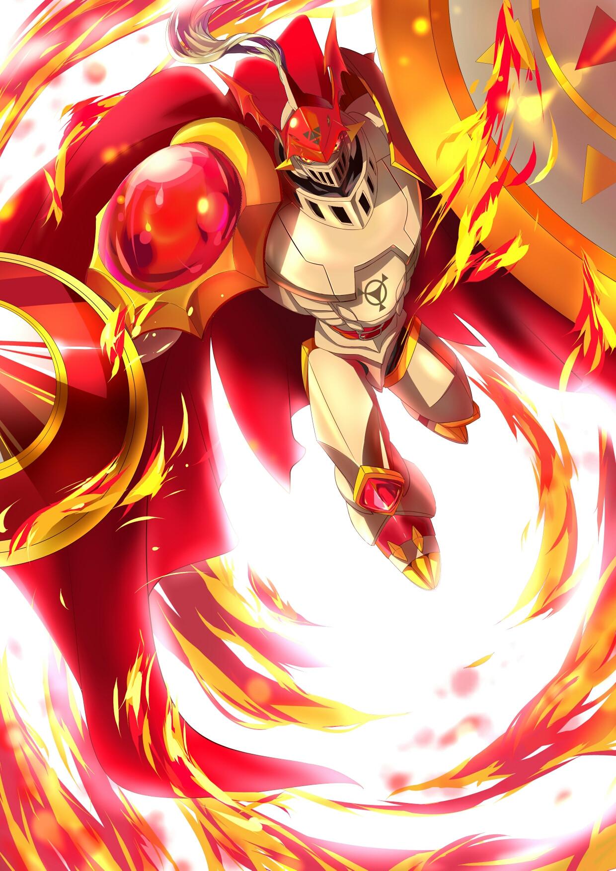 1240x1754 Gallantmon Tamers Anime Image Board