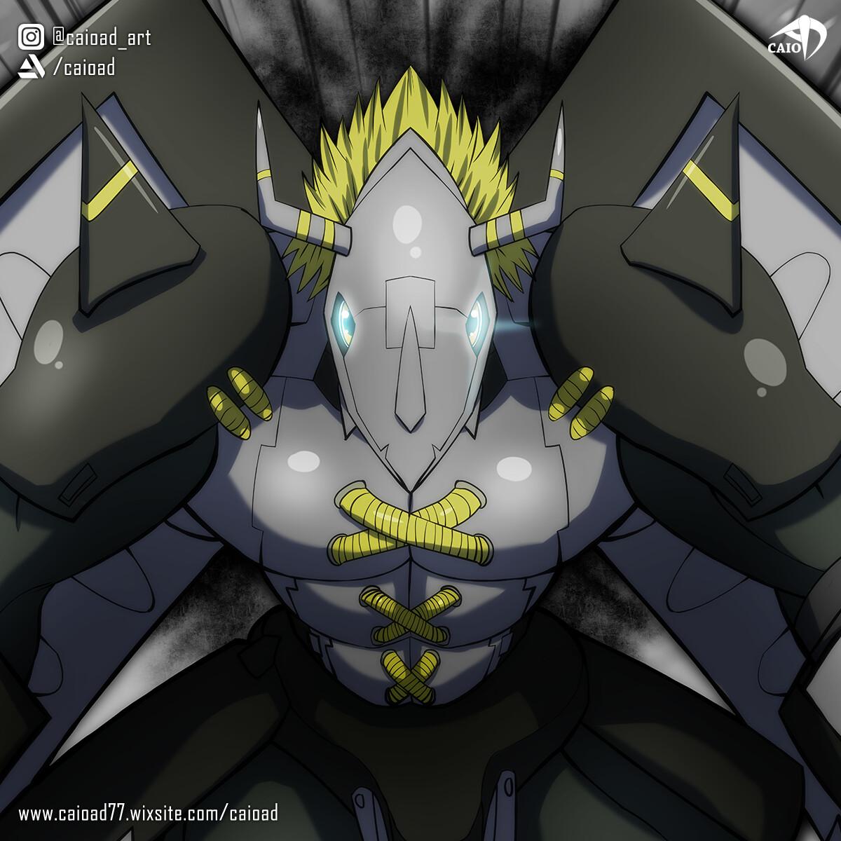 1200x1200 Black WarGreymon Fanart