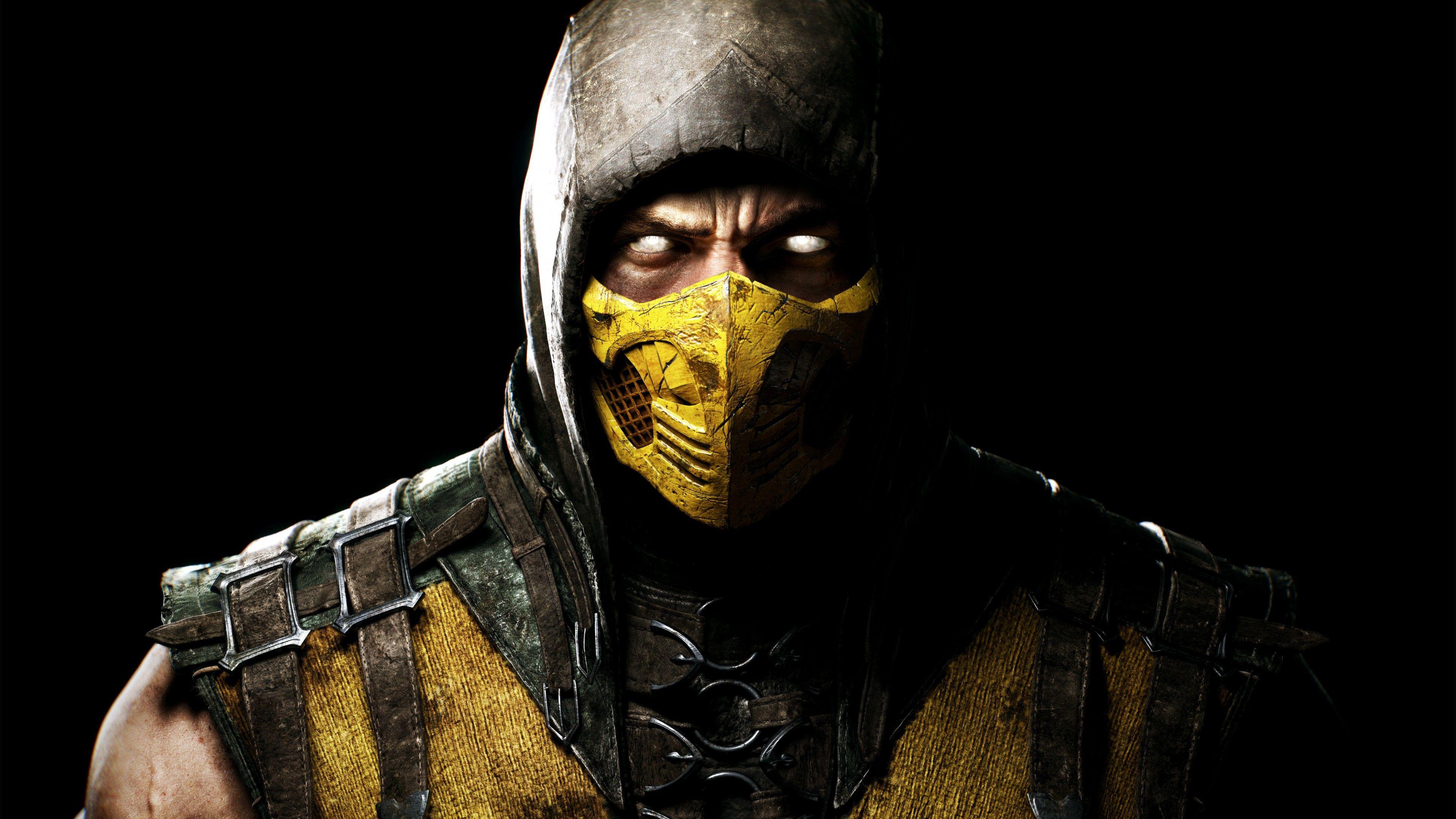 3840x2160 Mortal Kombat X Scorpion Wallpaper