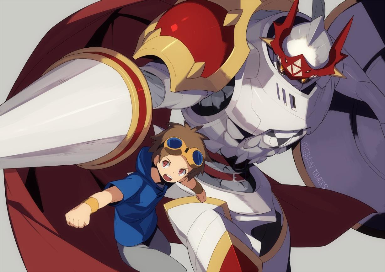 1227x867 digimon dukemon hajime matsuda takato. konachan.com.com Anime Wallpaper