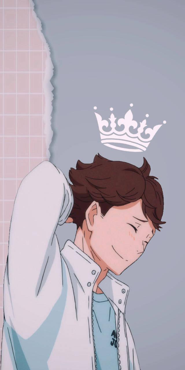 640x1280 Download Great King Toru Oikawa Wallpaper