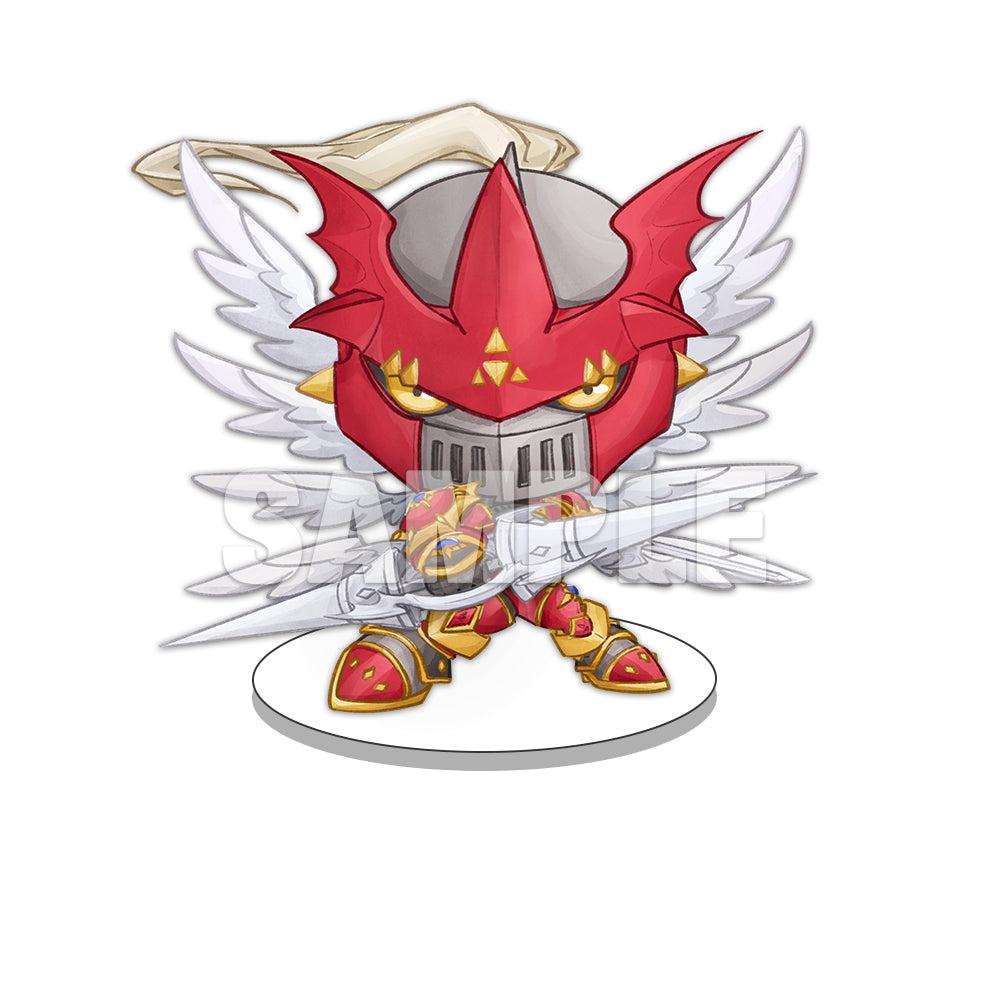 1000x1000 Gallantmon Crimson Mode Acrylic Memory Marker
