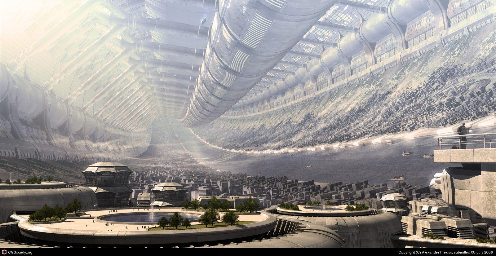 1600x826 Space Cities of Kas Smith's The Black Guard: Can They Work?. Sci fi