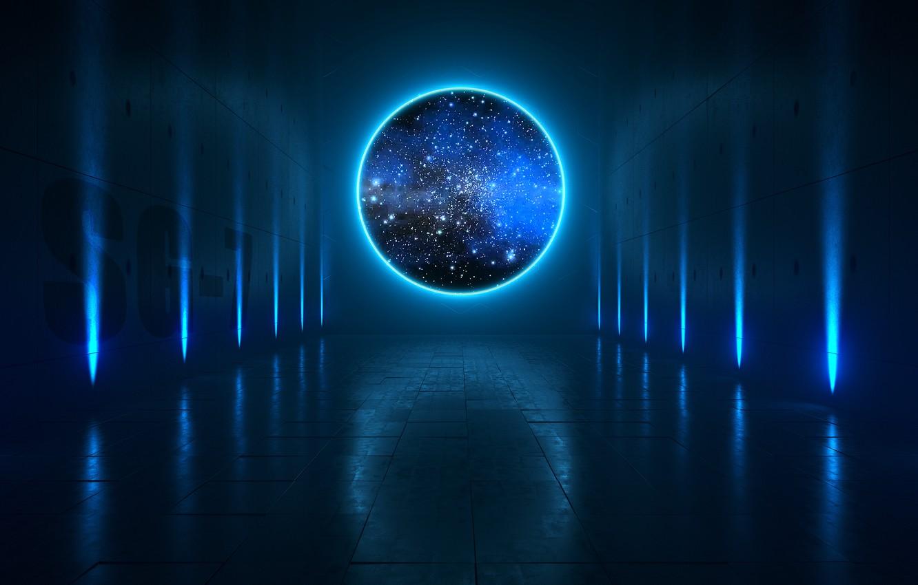 1332x850 Wallpaper space, portal, stars image for desktop, section космос