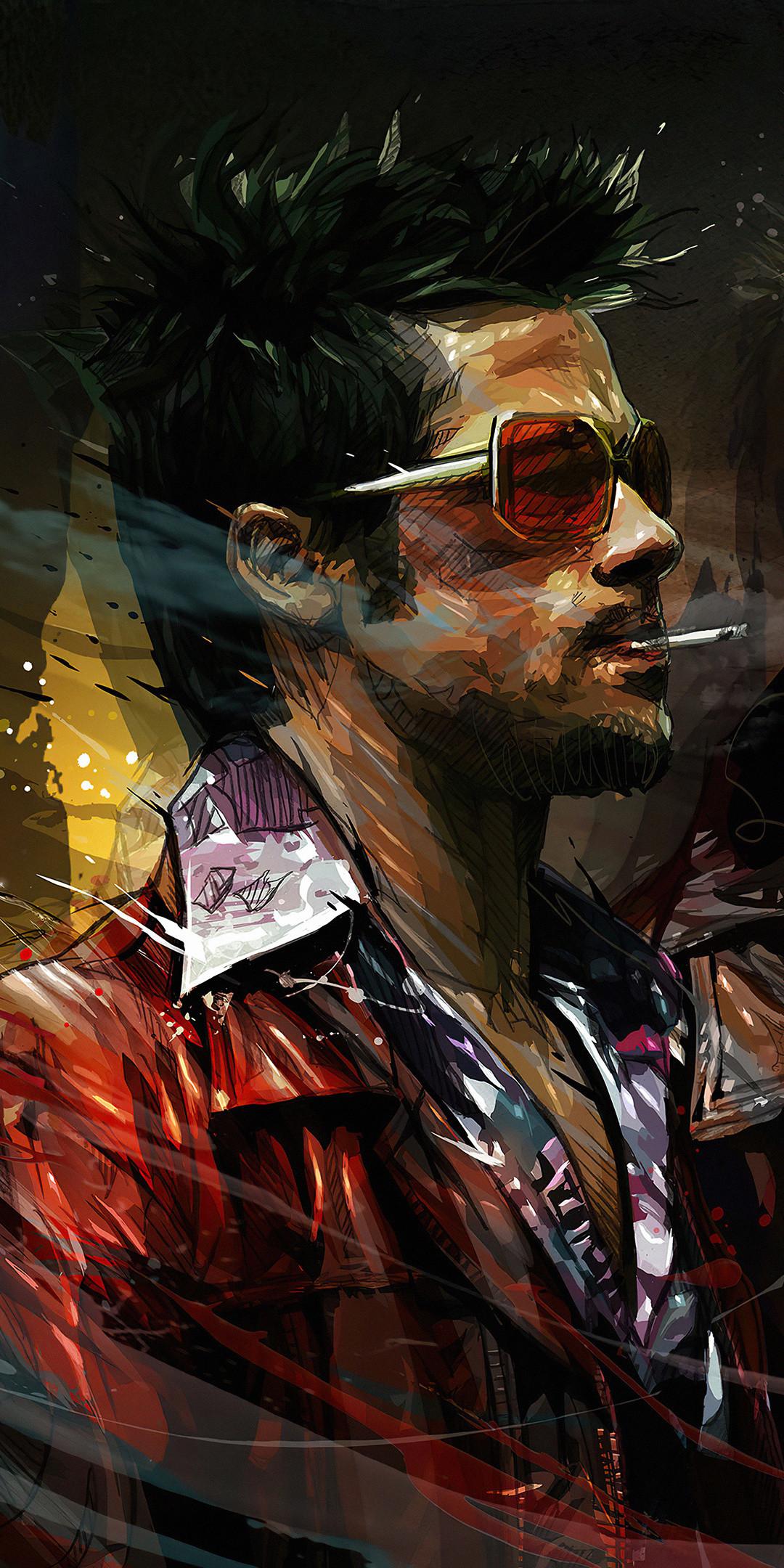 1080x2160 Fight Club 4k One Plus 5T, Honor 7x, Honor view Lg Q6 HD 4k Wallpaper, Image, Background, Photo and Picture
