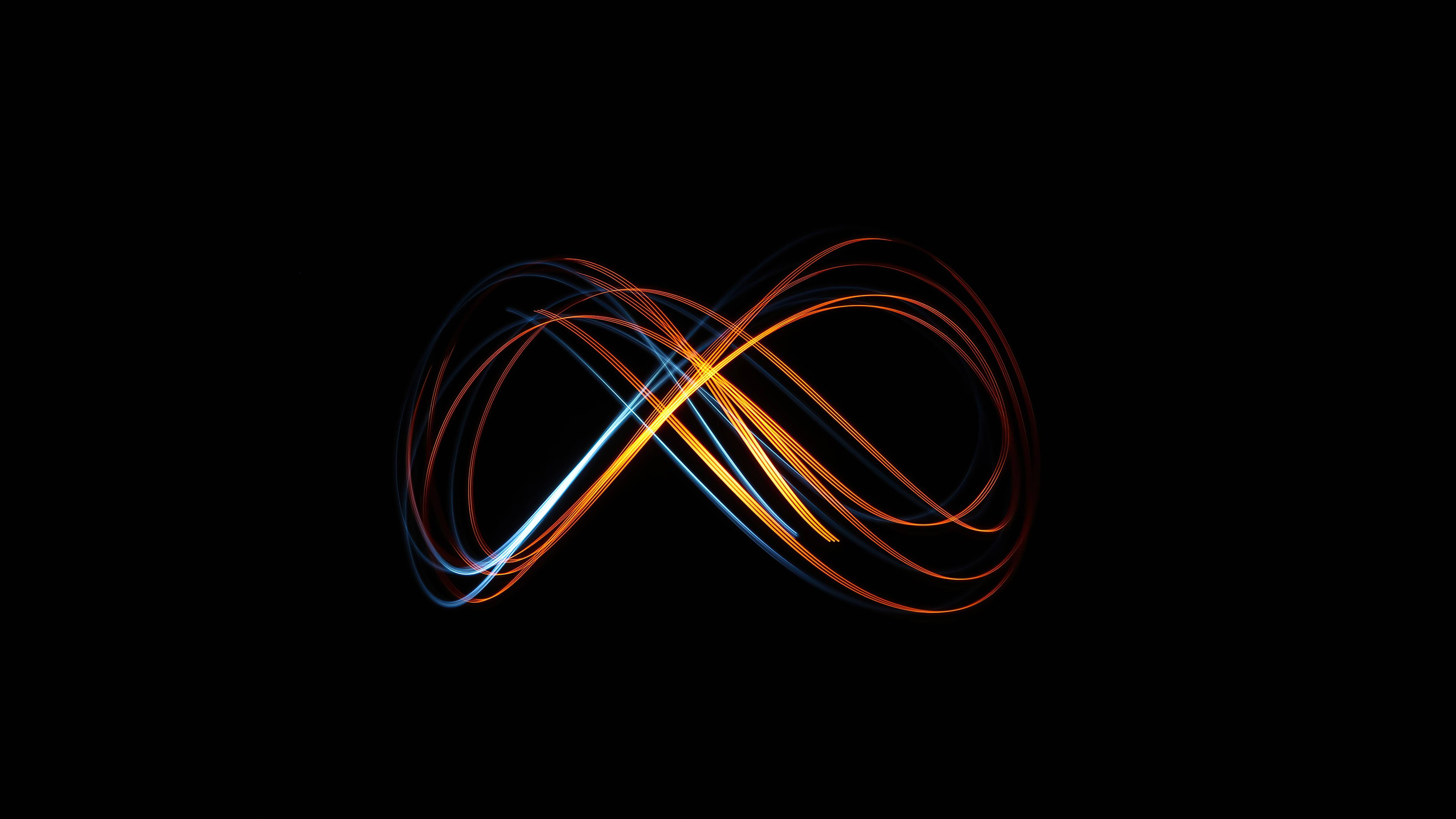 5120x2880 Infinity Paths Abstract Dark 5k, HD Abstract, 4k Wallpaper, Image, Background, Photo and Picture