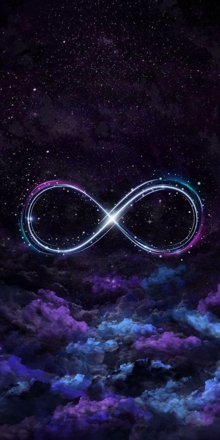 700x1400 Infinity Sign Aesthetic Wallpaper