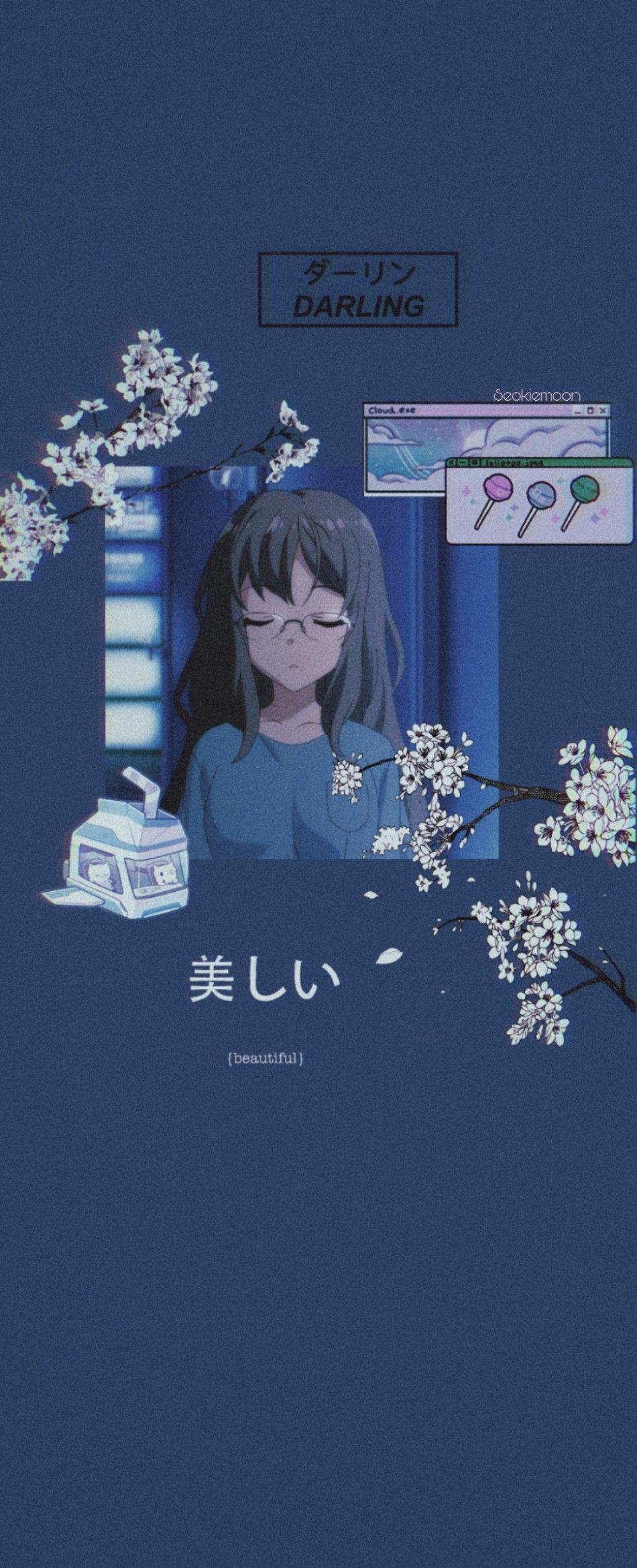 950x2340 Anime waifu. Fondo de pantalla de anime, Fondo de anime, Arte de anime