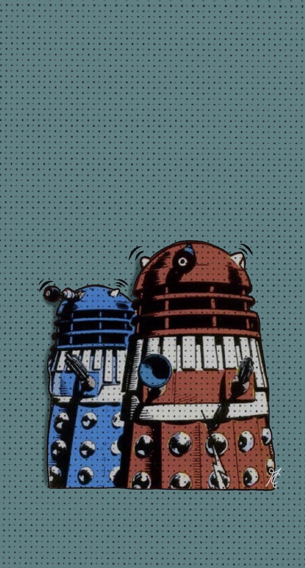 991x1847 I made a Dalek Wallpaper
