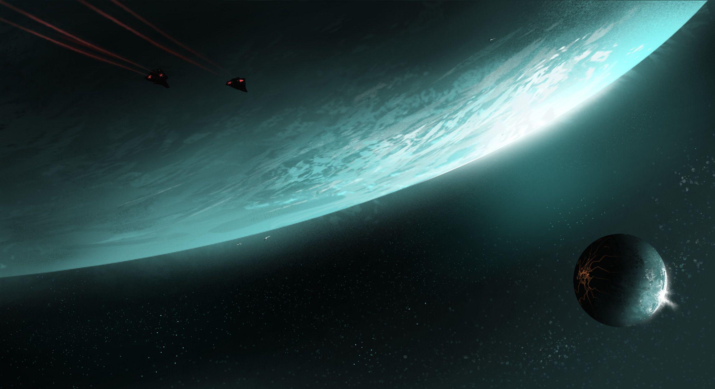 2300x1251 ELITE DANGEROUS Sci Fi Spaceship Game Space F Wallpaper