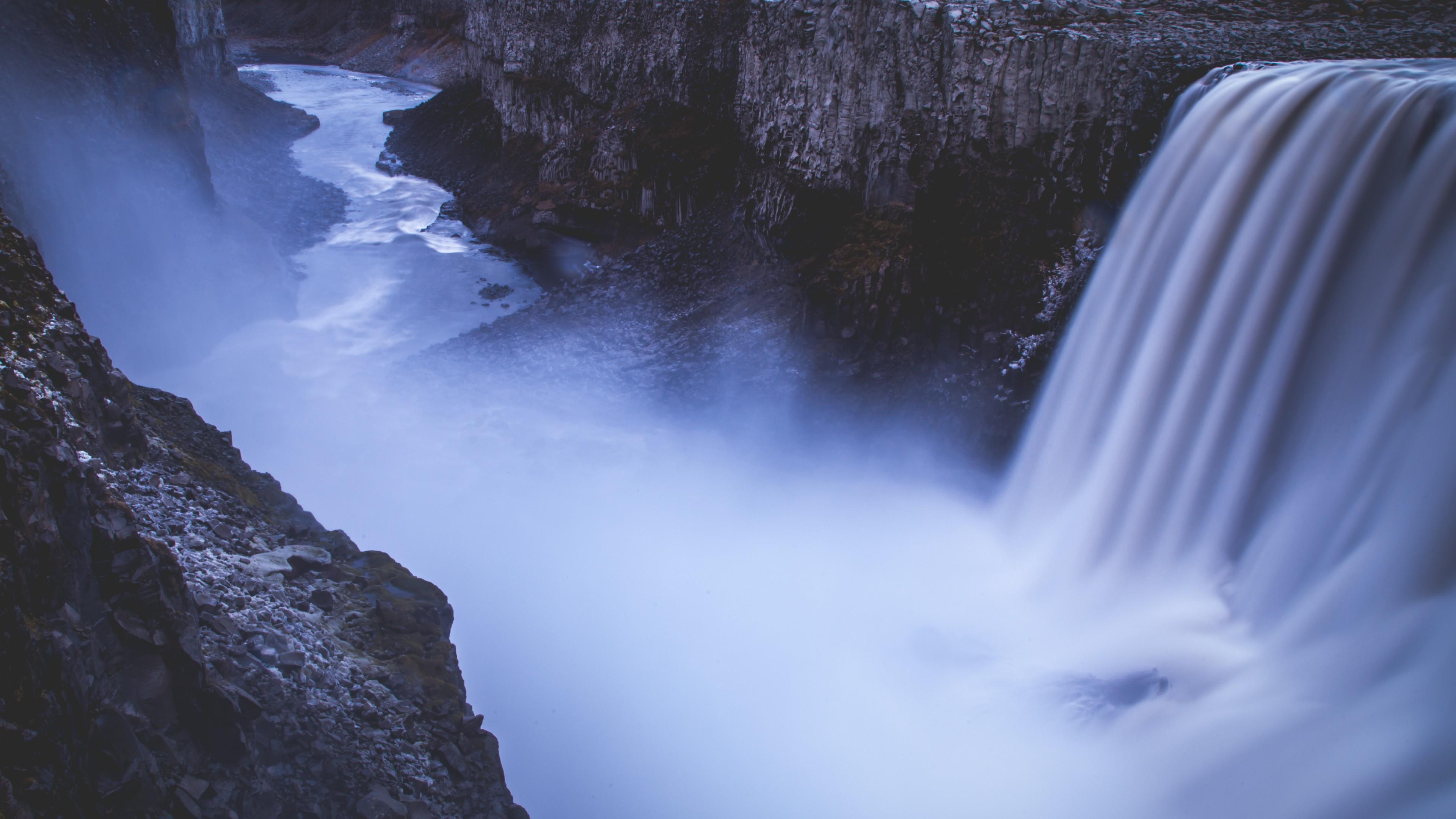 3840x2160 Wallpaper Dettifoss, 5k, 4k wallpaper, Iceland, waterfall, rocks, Nature