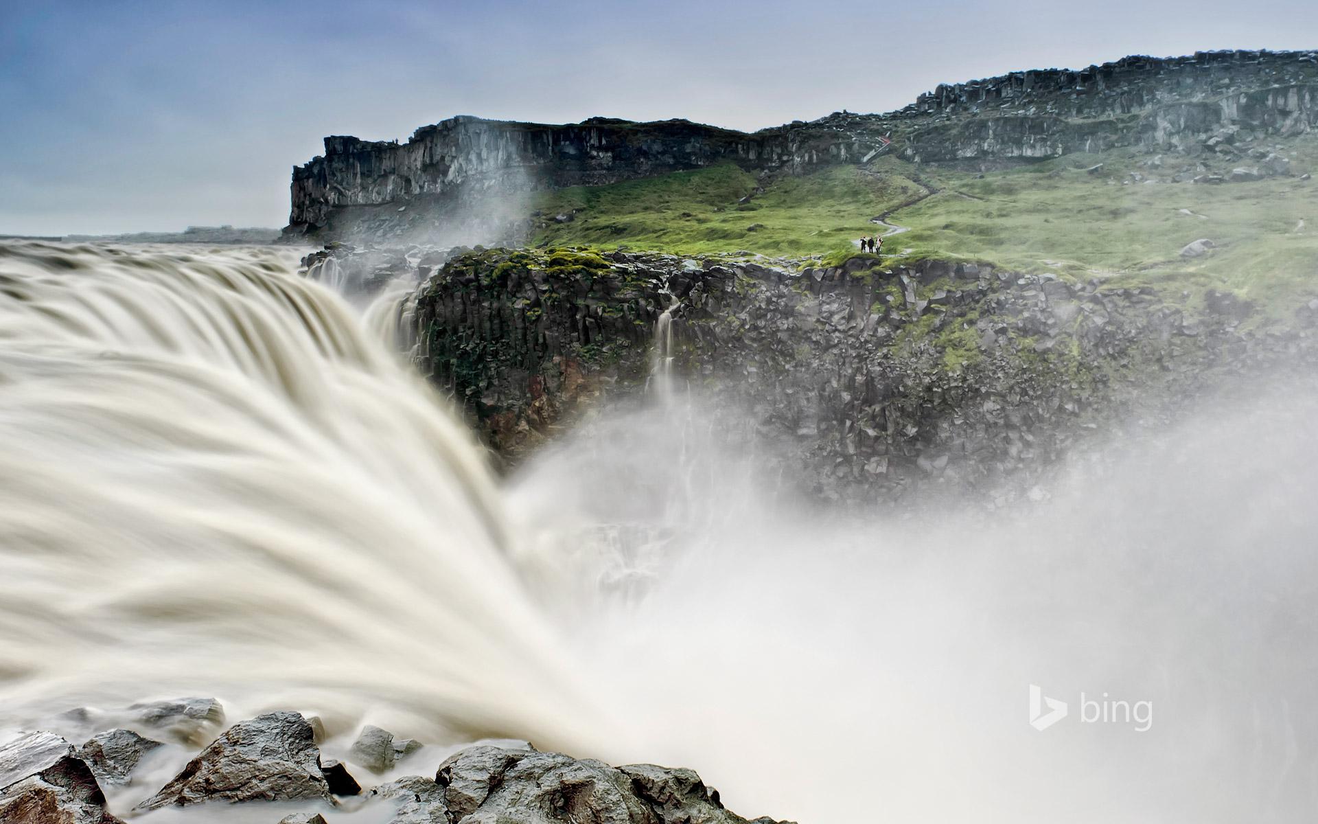 1920x1200 Dettifoss waterfall, Vatnajökull National Park, Iceland