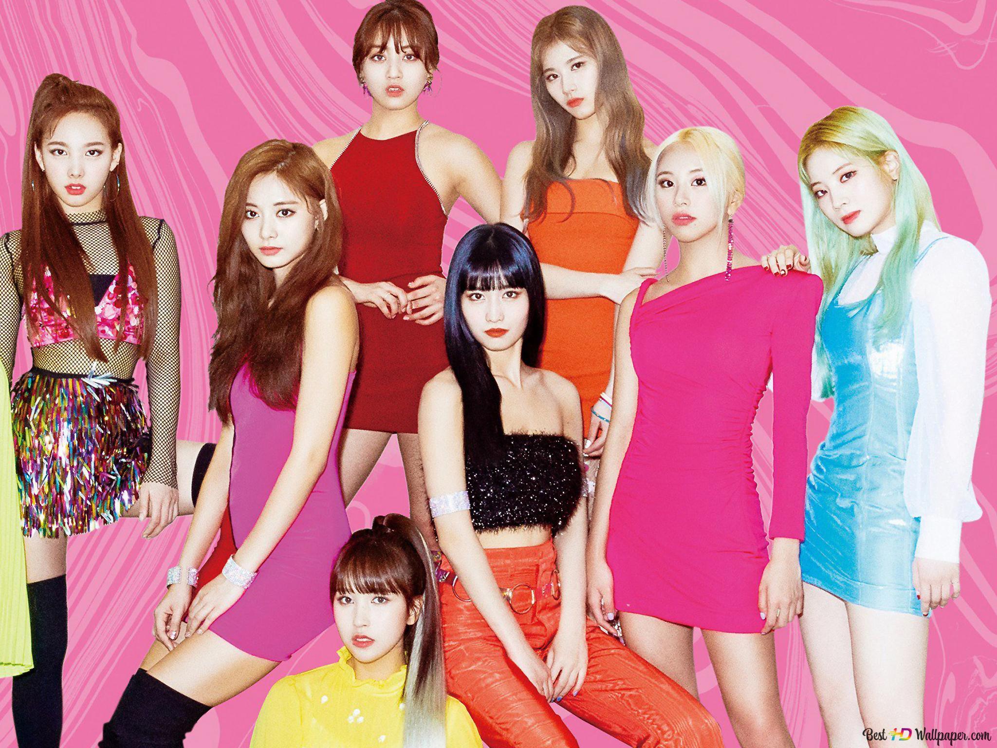 2048x1536 Twice [K Pop Band] Members In 'Fancy You' MV [The Album] Shoot 4K Wallpaper Download
