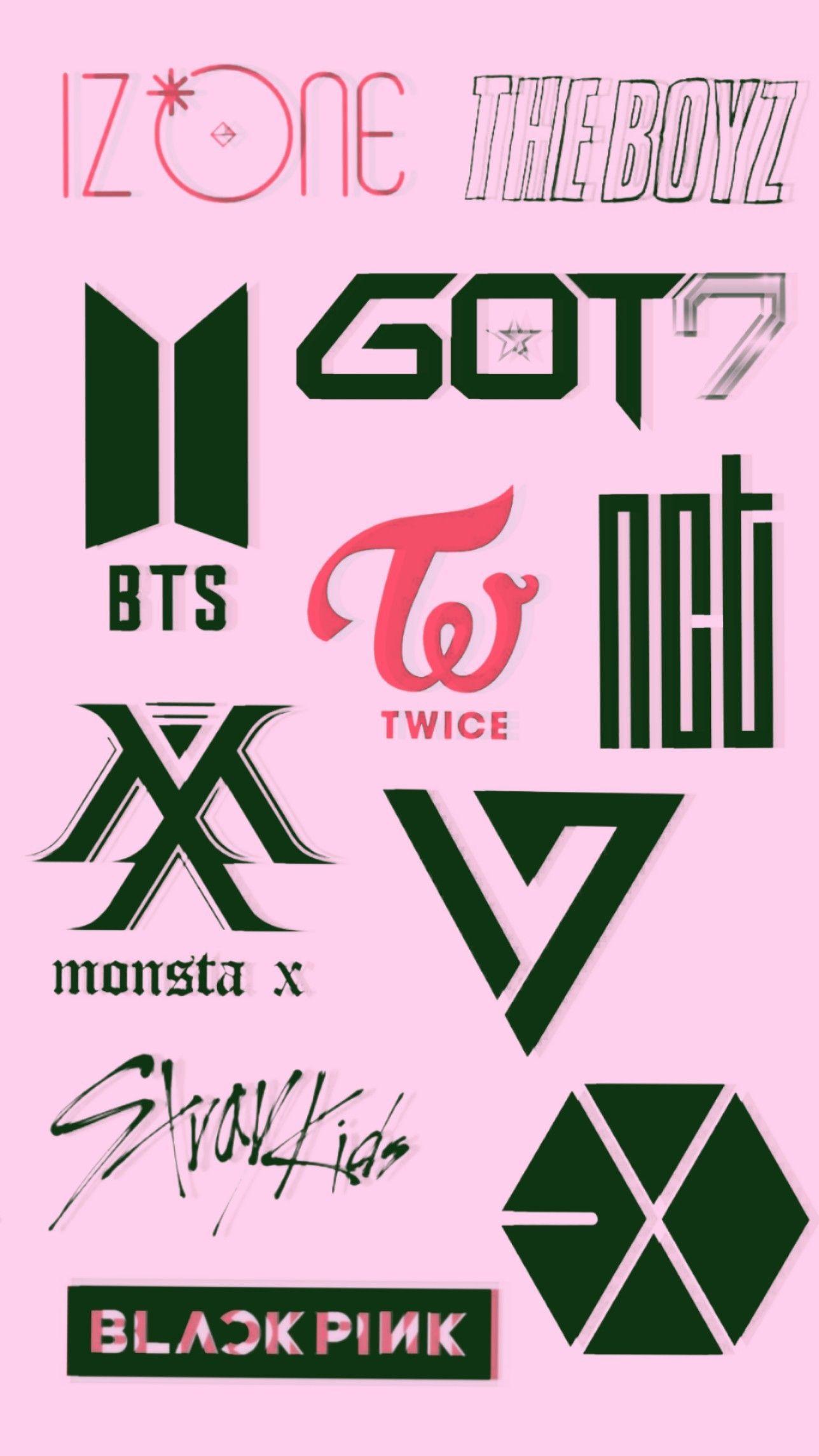 1288x2289 i stan many more kpop groups. Kpop logos, Kpop wallpaper, Multifandom kpop wallpaper logo